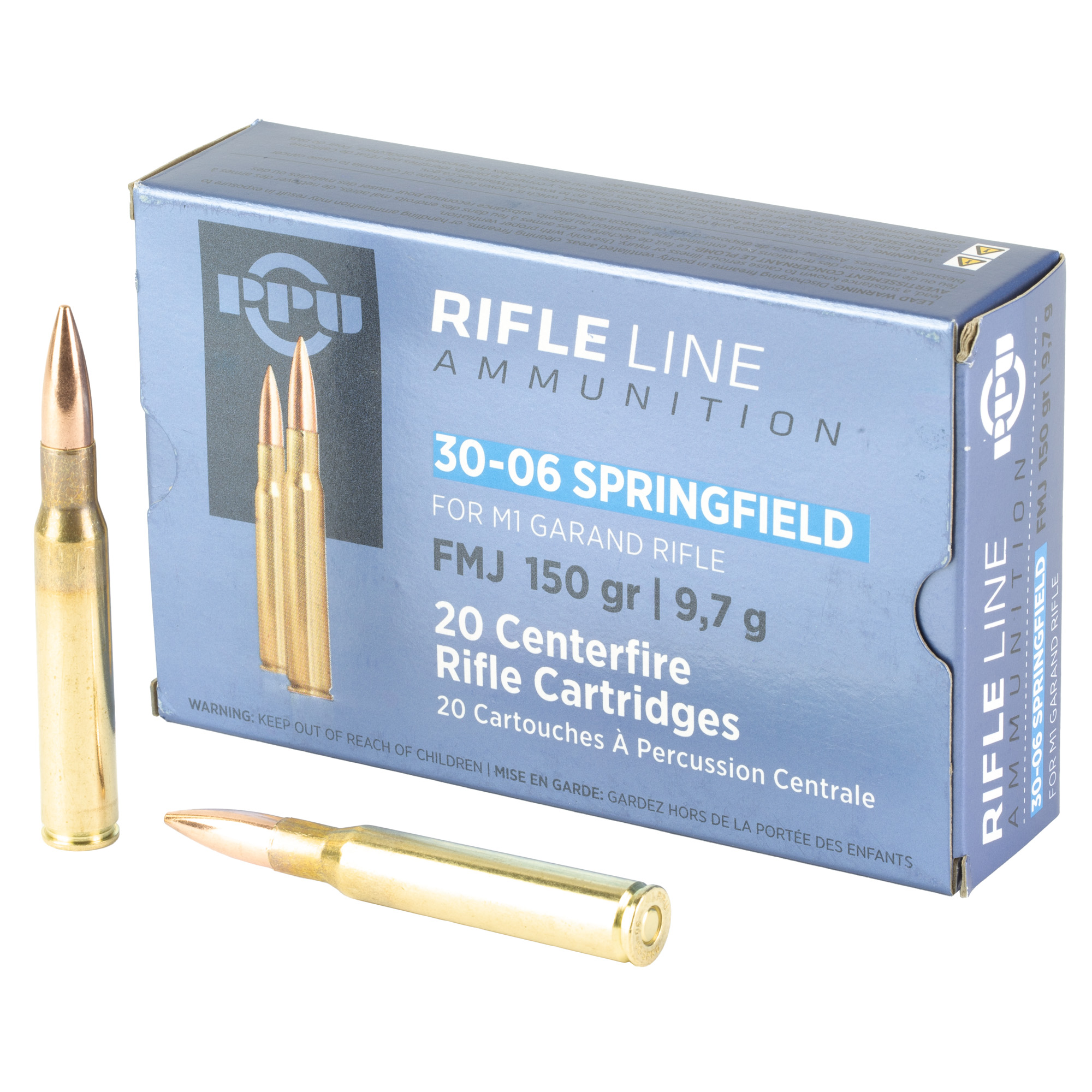 Prvi Partizan Standard Rifle 30-06 Springfield 150gr Full Metal Jacket – 20rd