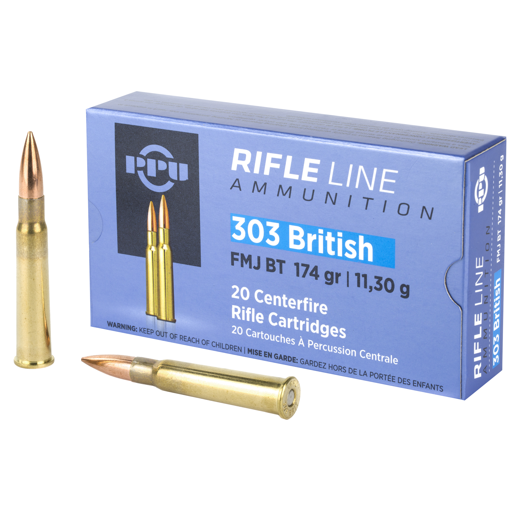 Prvi Partizan Rifle 303 British 174gr Full Metal Jacket – 20rd