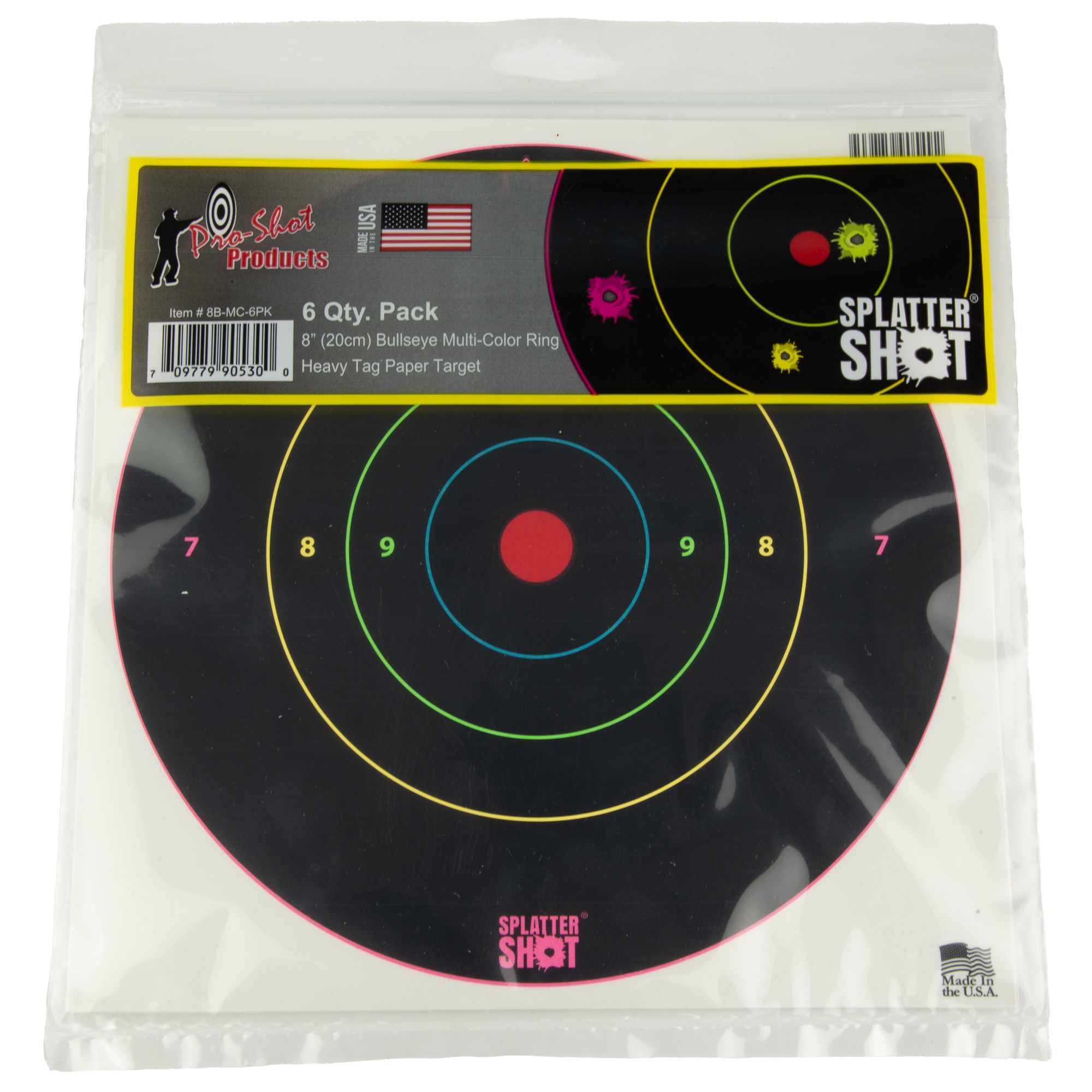 Pro-Shot Products Bullseye Target 8″ – 6