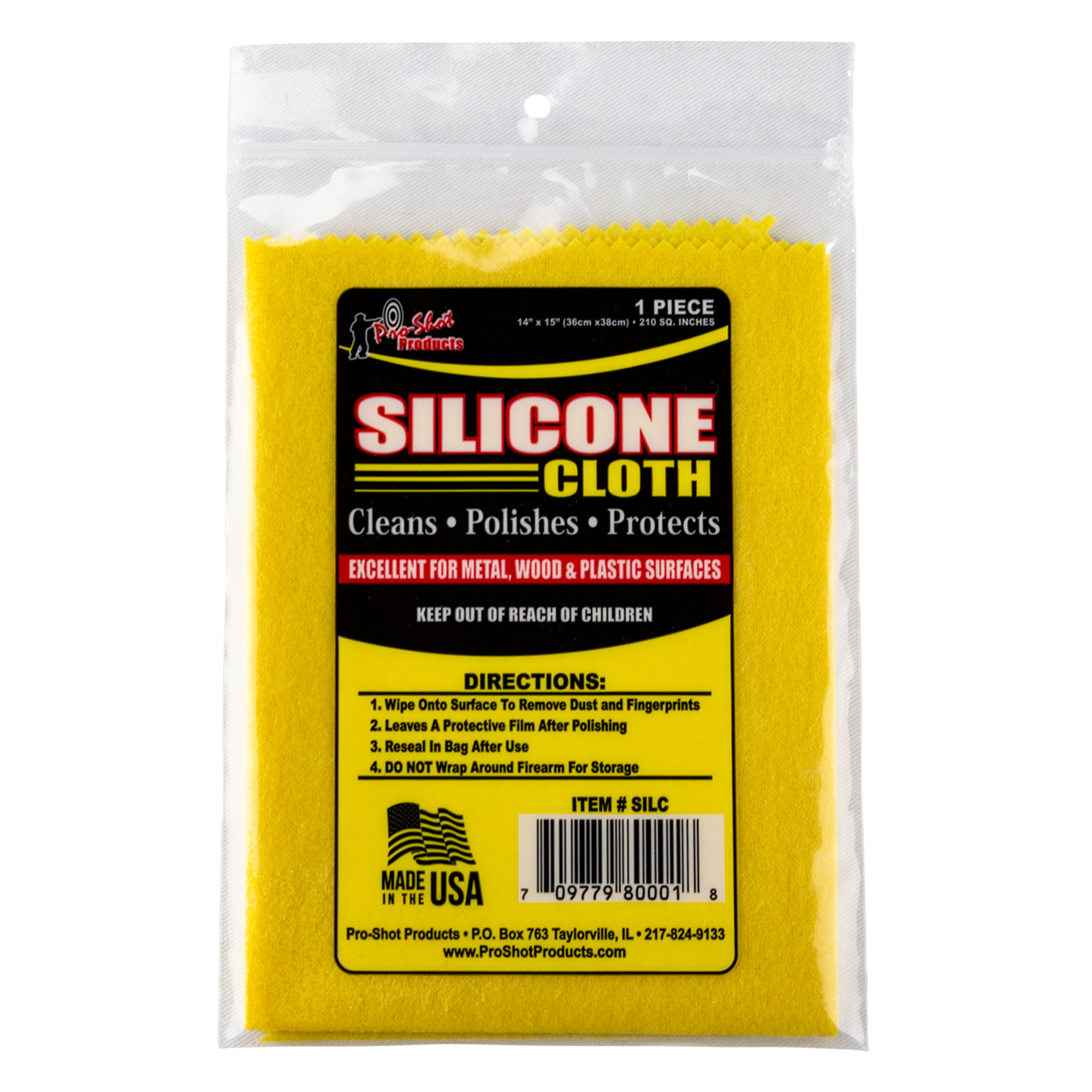 Pro-Shot Products Silicone Cloth Wipes 14″x15″