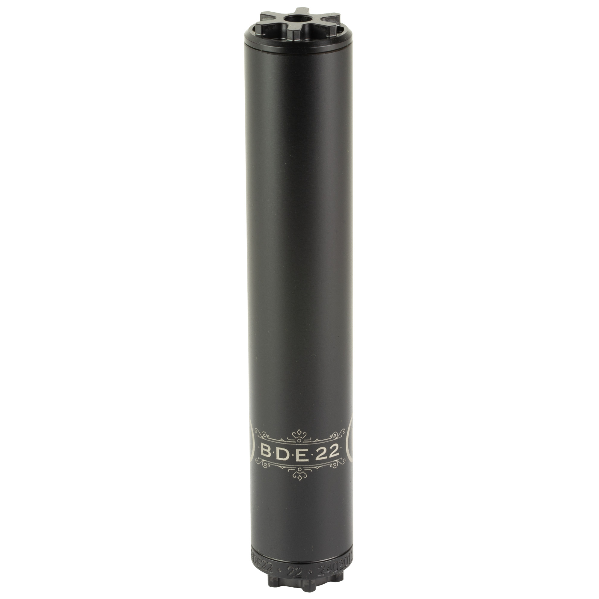 Primary Weapons Systems (PWS) BDE Suppressor 22 Caliber Titanium – Black