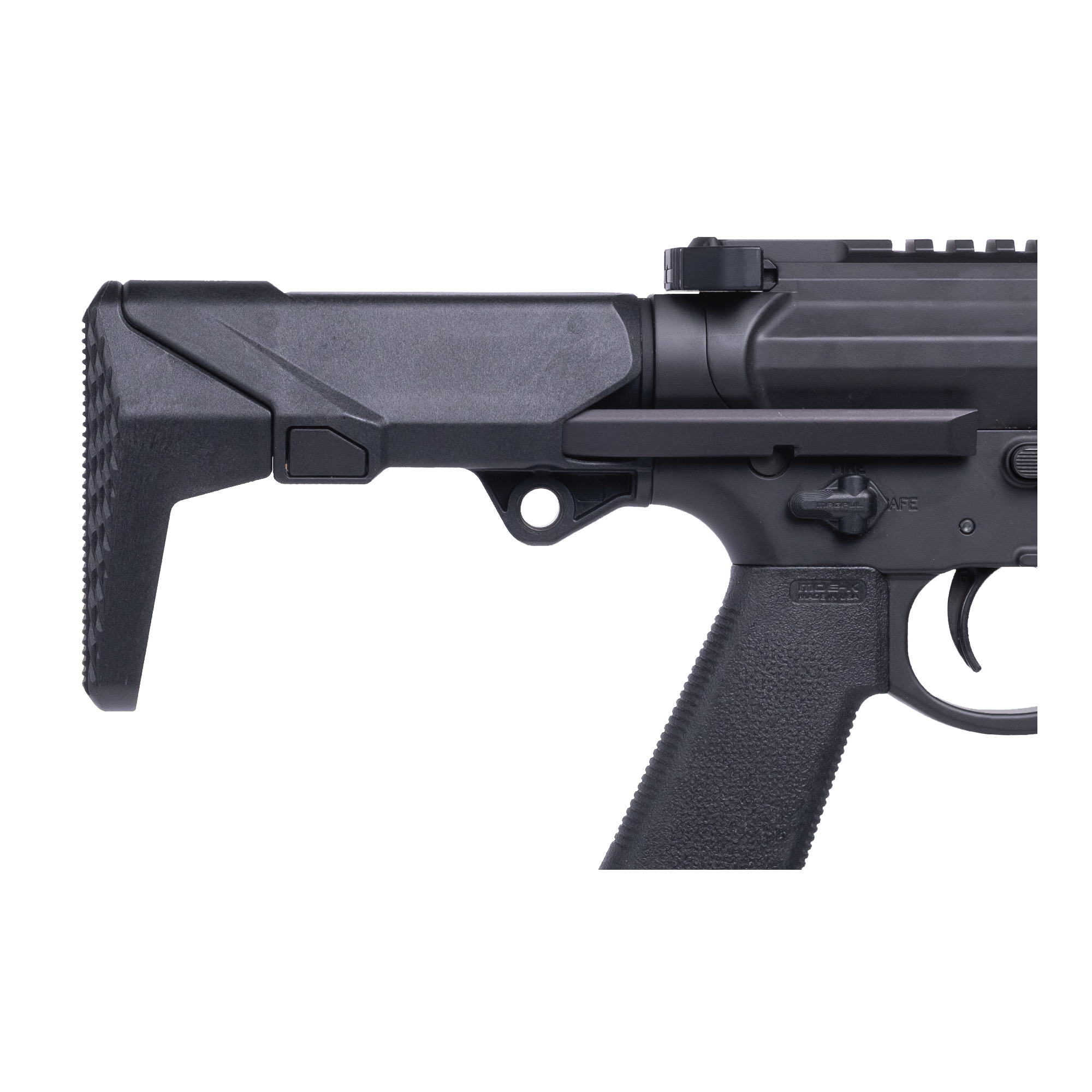 Q AR-15 Shorty HoneyBadger Stock – Black