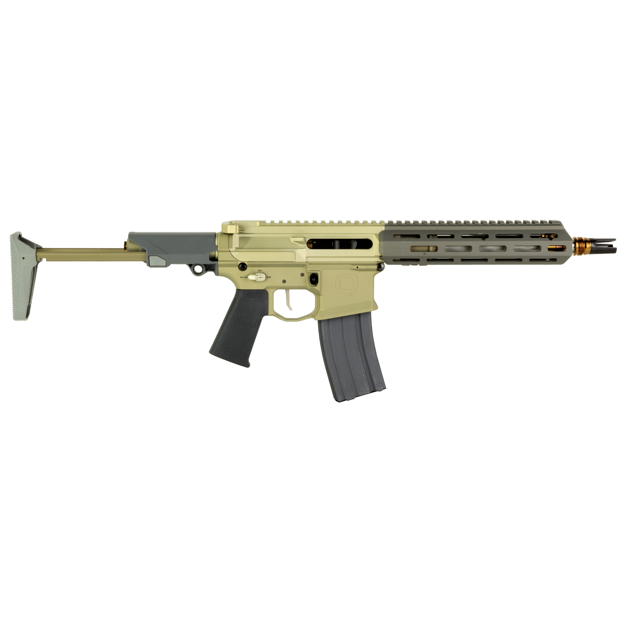 Q Honey Badger SBR 10″ 5.56 NATO 30rd 7075 Aluminum – Flat Dark Earth