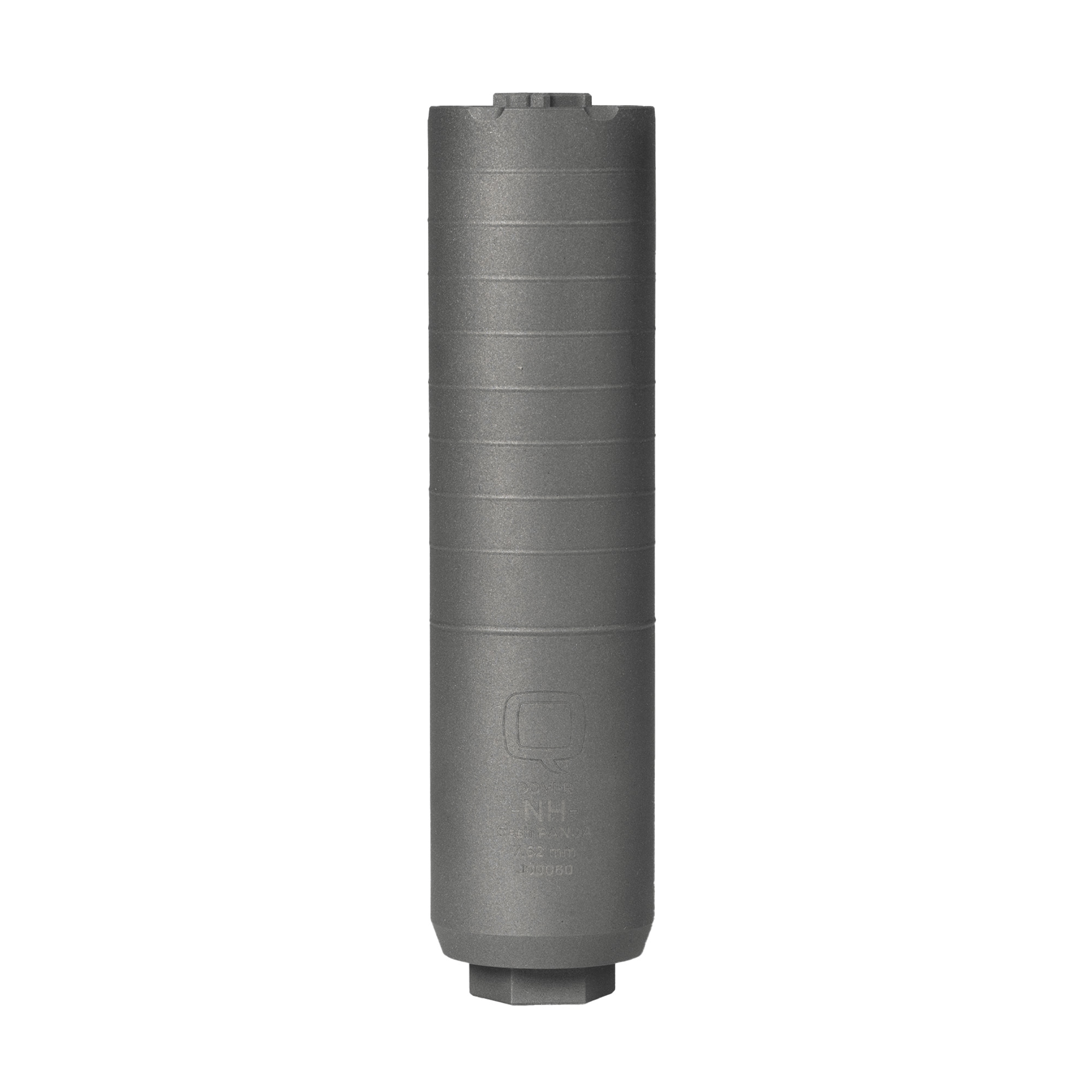 Q Trash Panda Suppressor 6.91″ 7.62mm Titanium – Gray