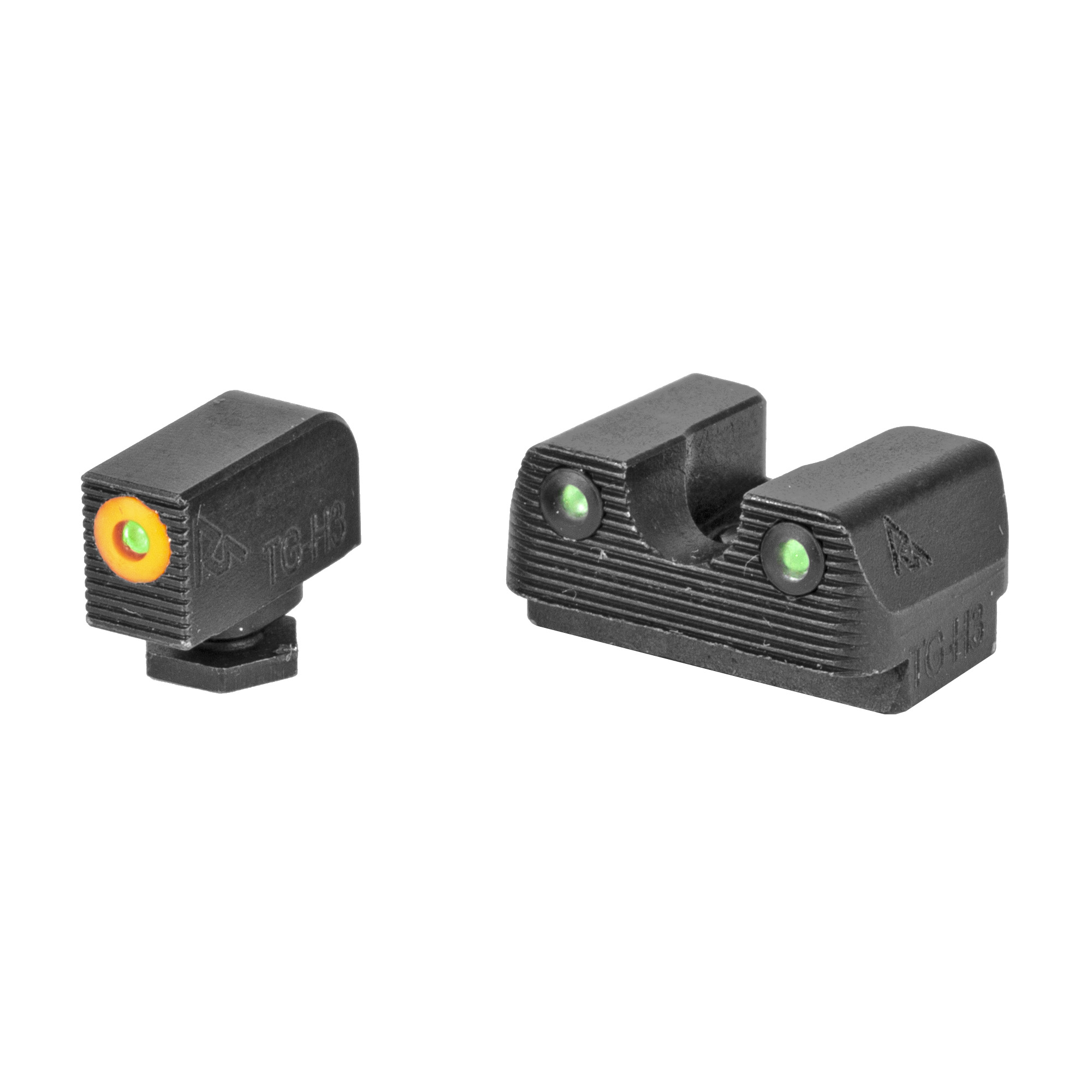 Rival Arms Glock 17/17L/19/22/23/24/26/27/33/34/35/38/39 Glock 42/43 Tritium Sight Front/Rear – Black