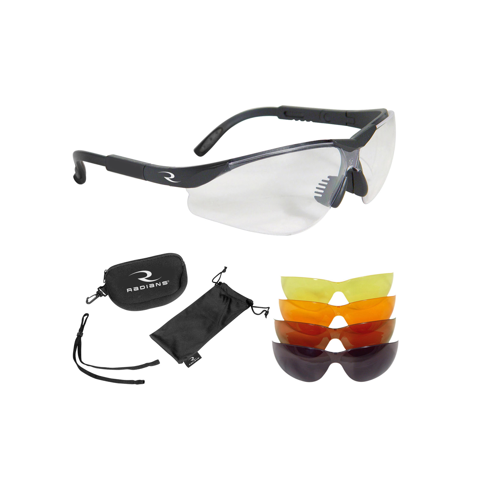 Radians T-85 Polycarbonate Glasses – Black