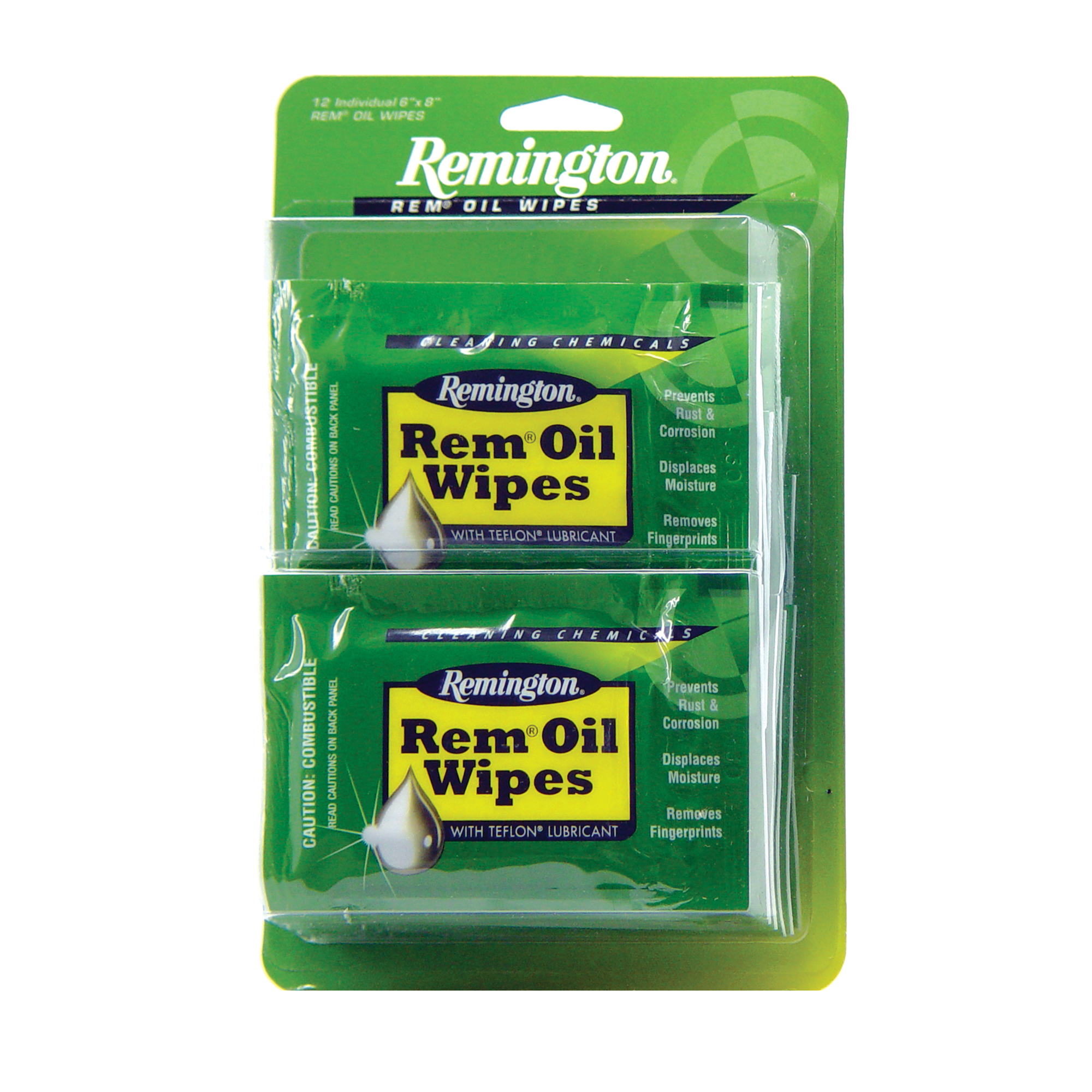 Remington Rem-Oil Wipes 6″x8″ Wipes – 12