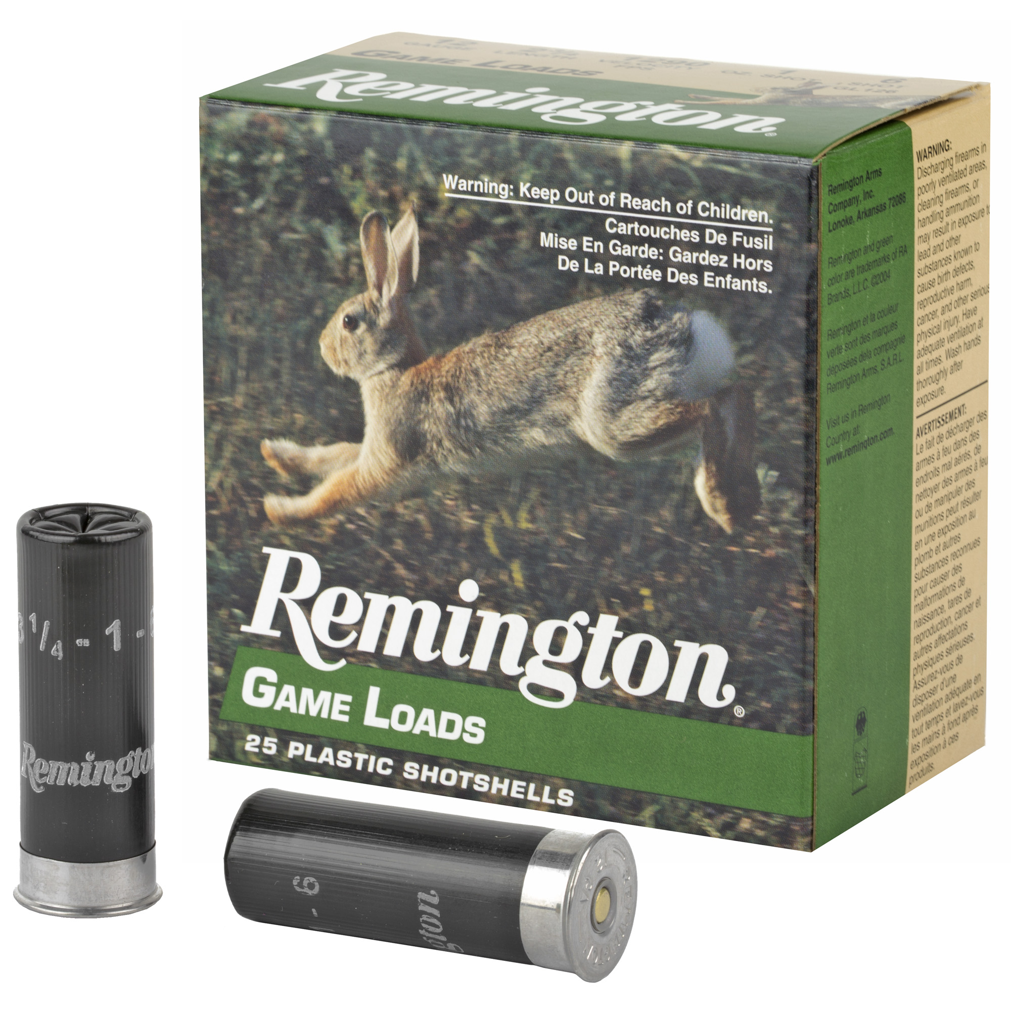 Remington Game Load 12 Gauge 2.75″ #6 Shotshell – 25rd