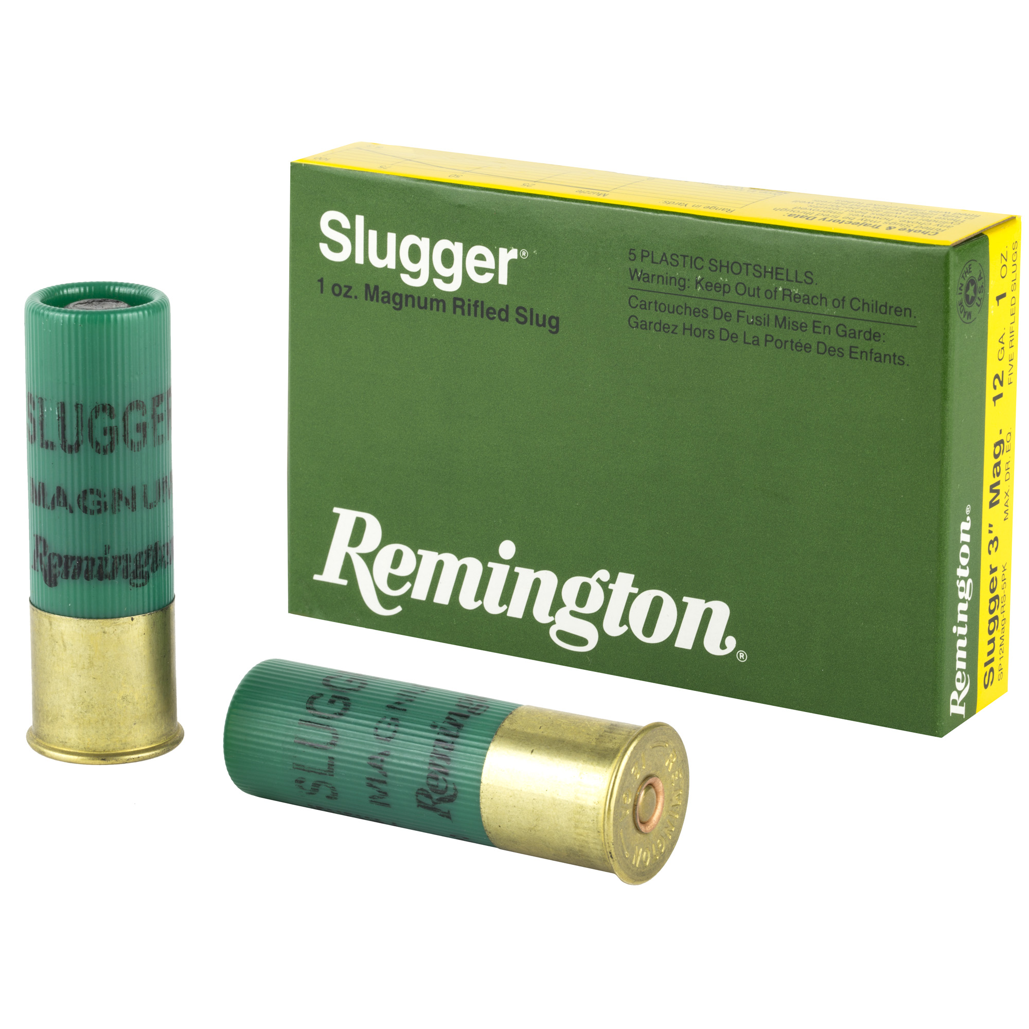 Remington Slugger 12 Gauge 3″ Rifled Slug – 5rd