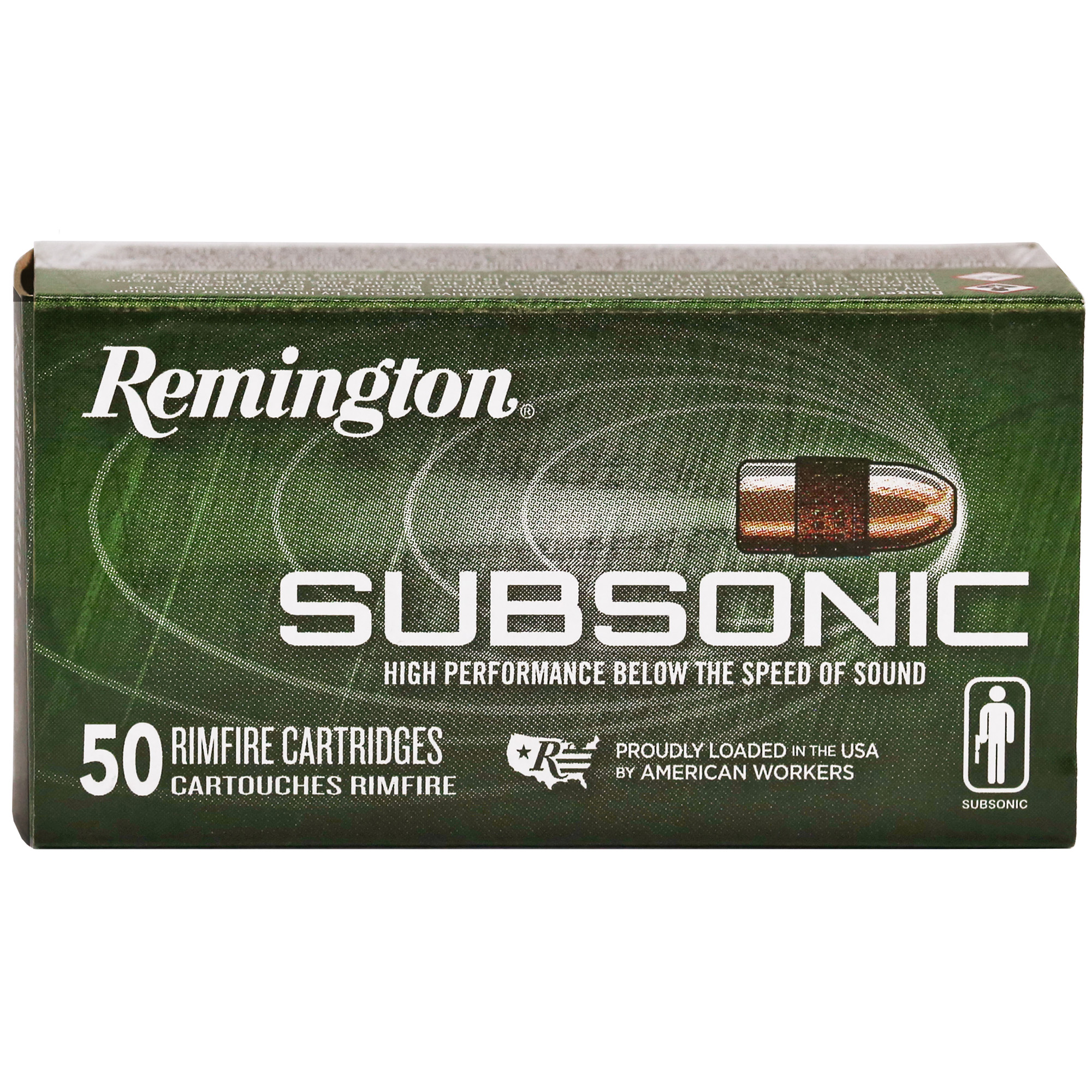 Remington Subsonic 22 LR 40gr Copper – 50rd