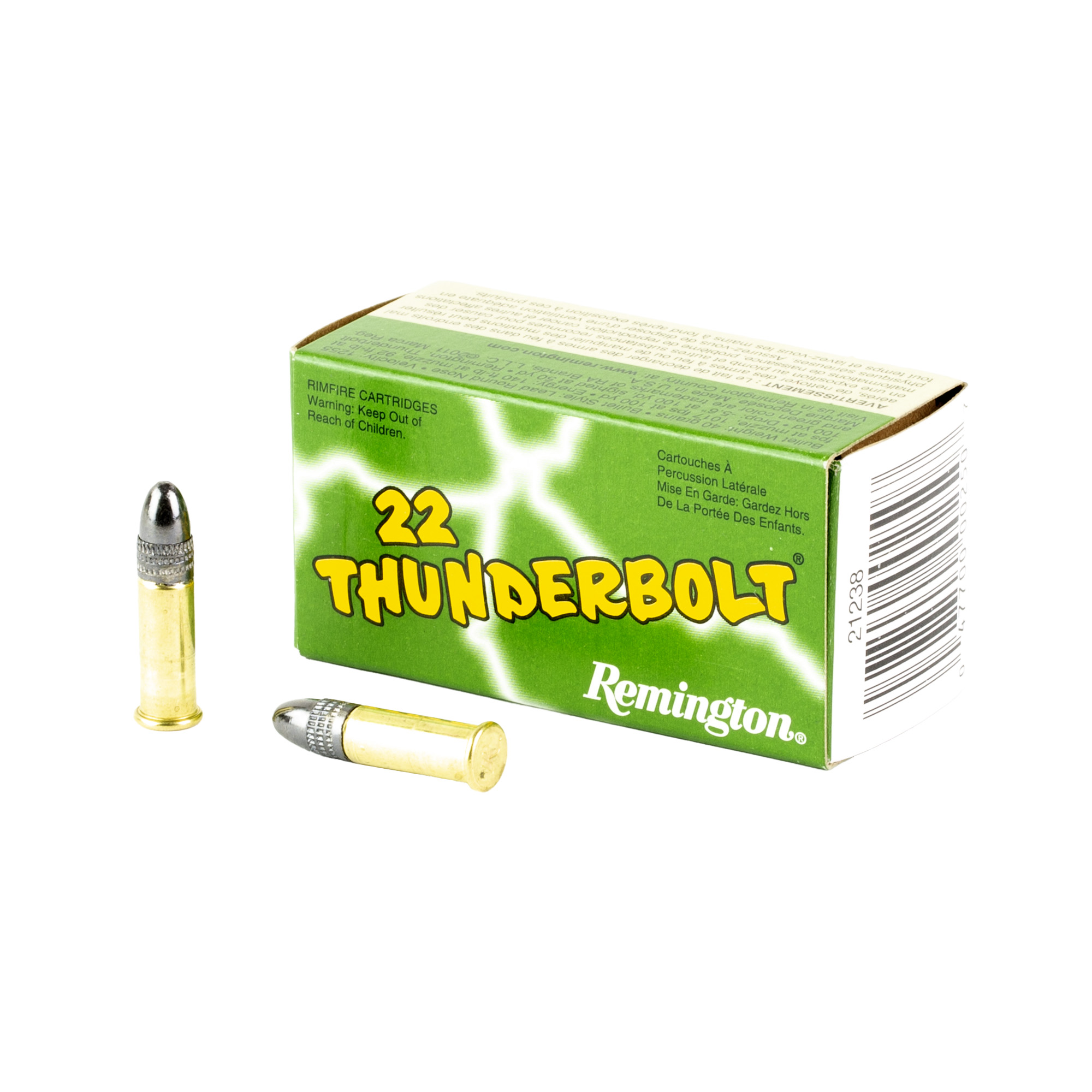 Remington Thunderbolt 22 LR 40gr Round Nose – 50rd