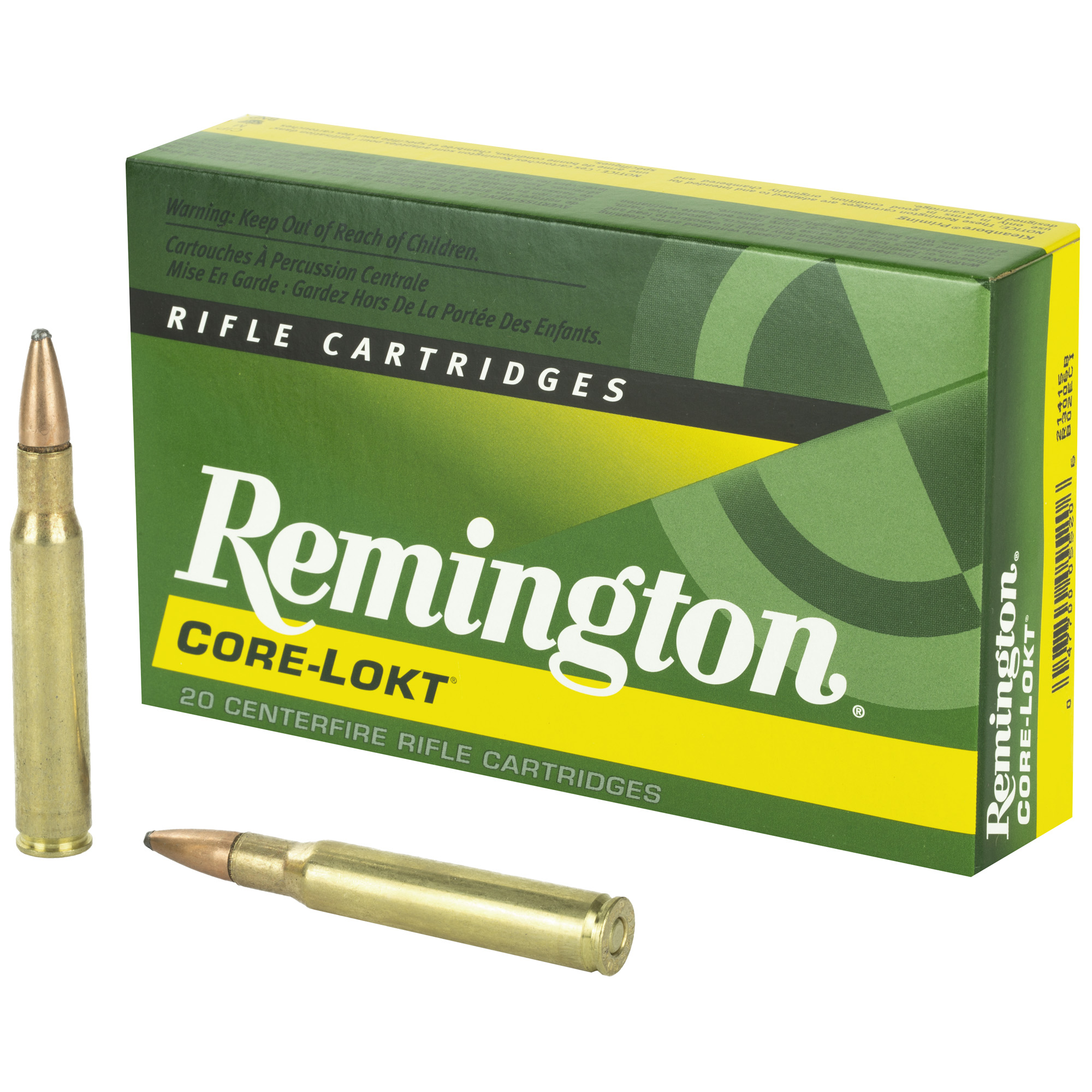 Remington Core Lokt 30-06 Springfield 165gr Pointed Soft Point – 20rd