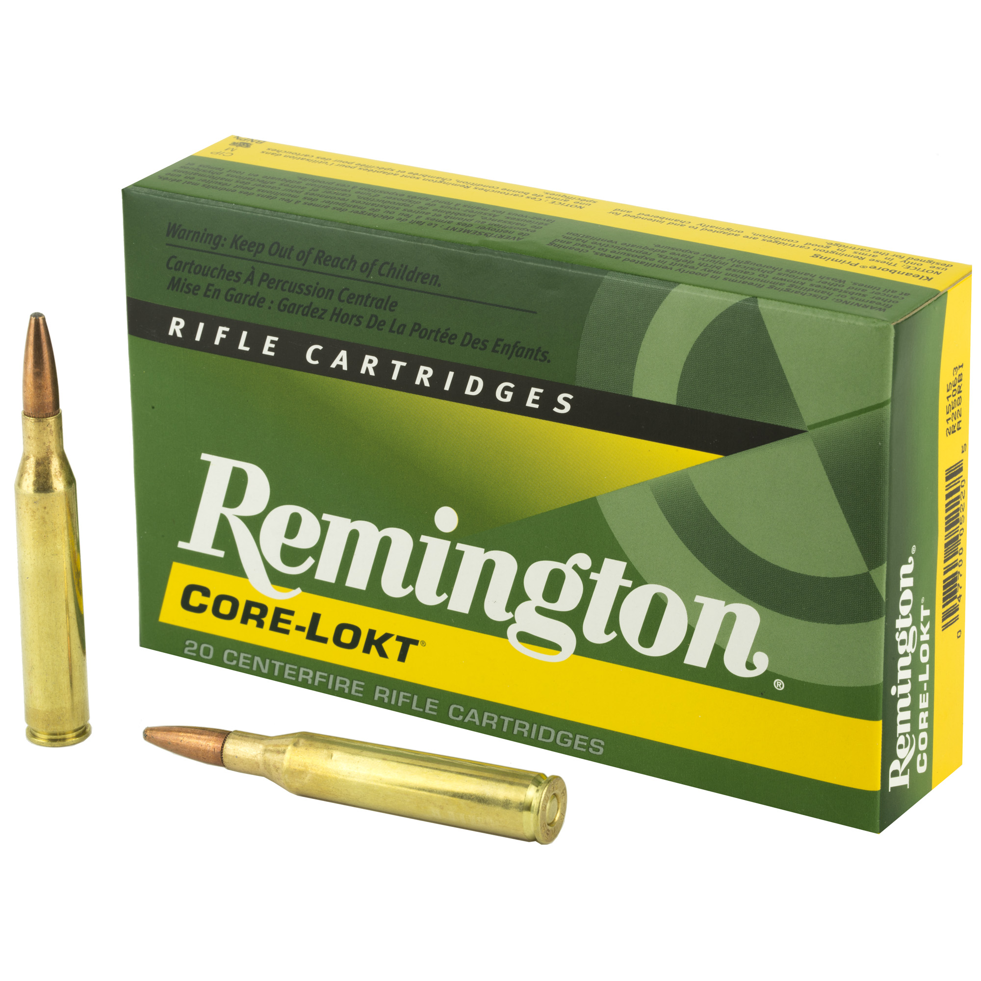 Remington Core Lokt 25-06 Remington 120gr Pointed Soft Point – 20rd