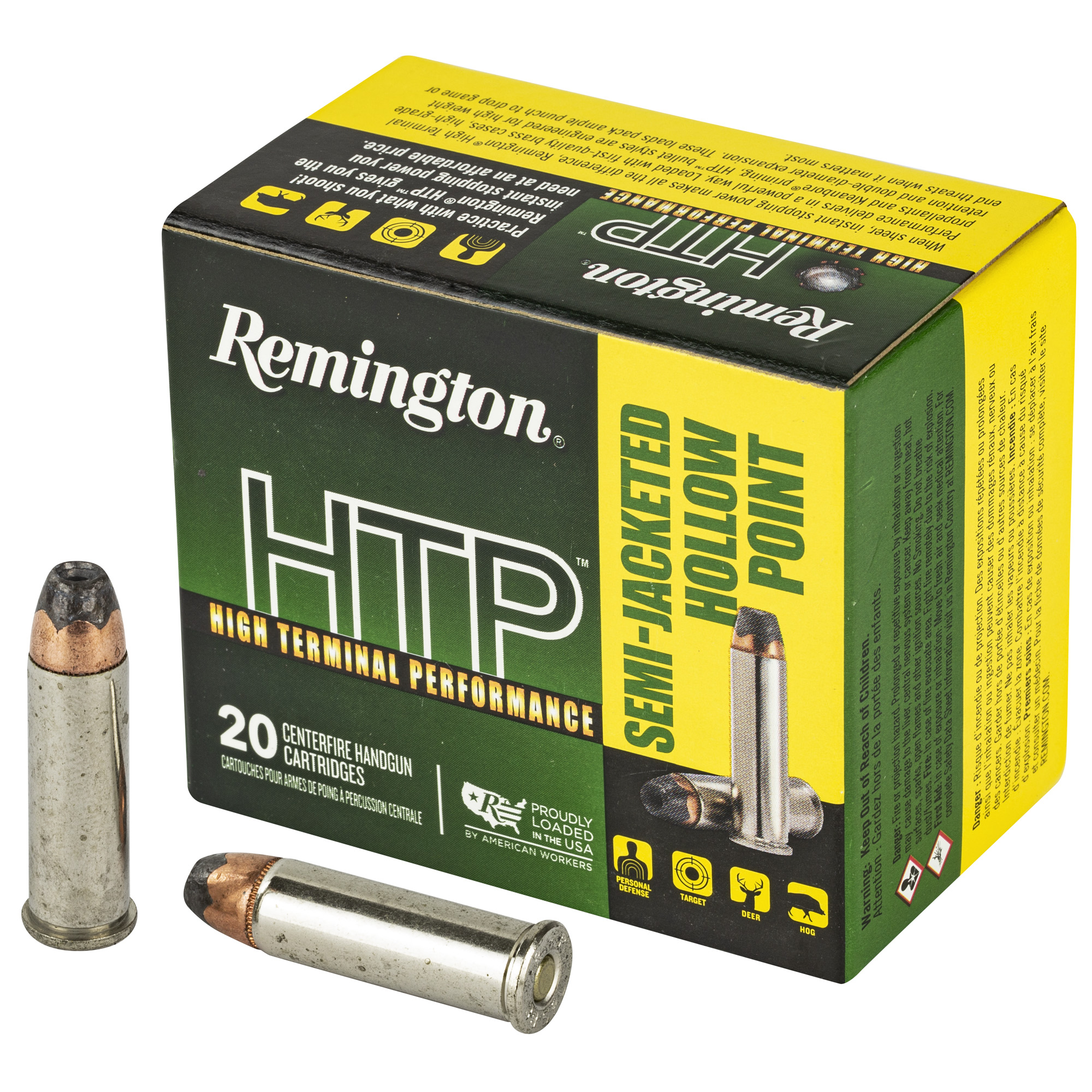 Remington High Terminal Performance 38 Special 110gr Semi Jacketed Hollow Point – 20rd