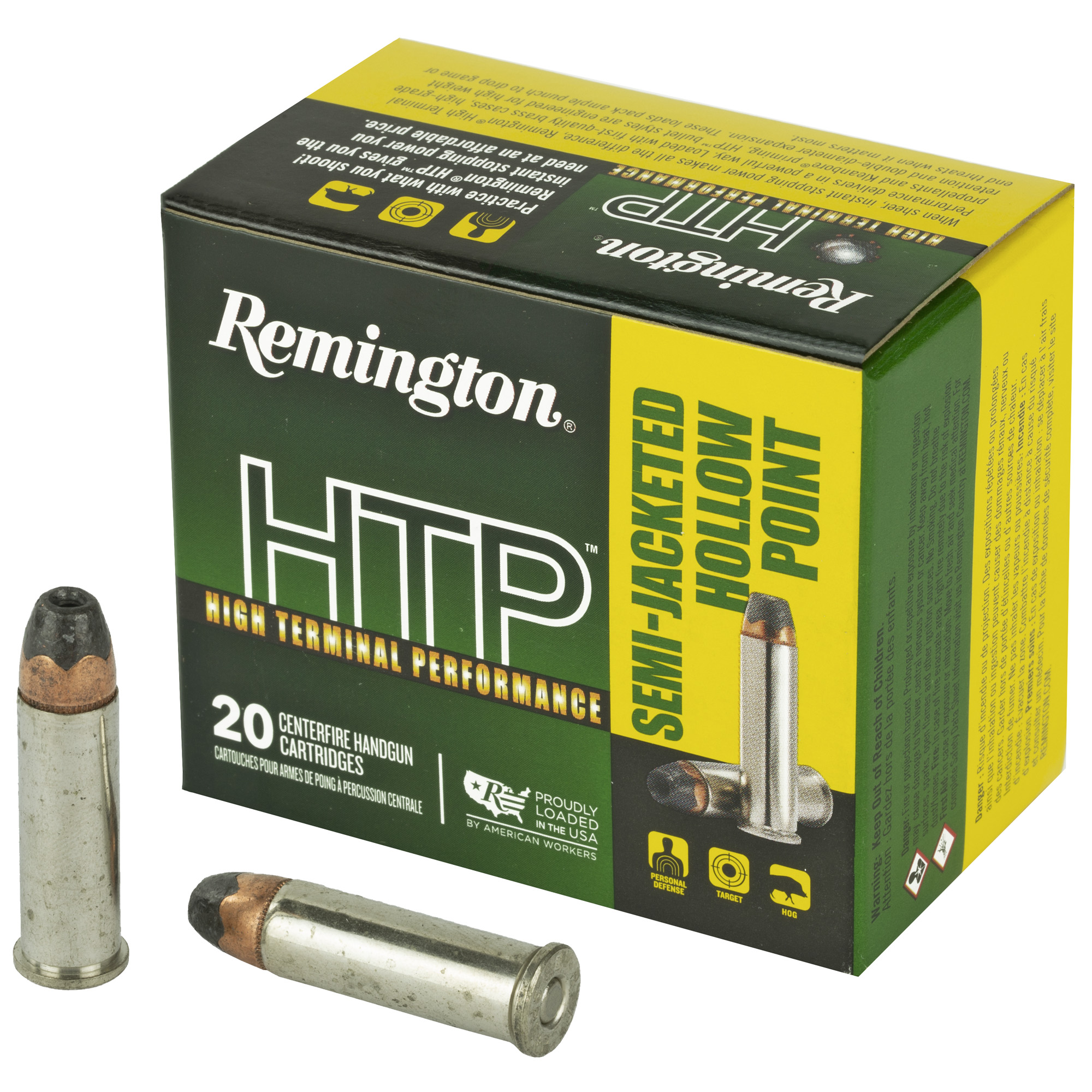 Remington High Terminal Performance 38 Special 125gr Semi Jacketed Hollow Point – 20rd