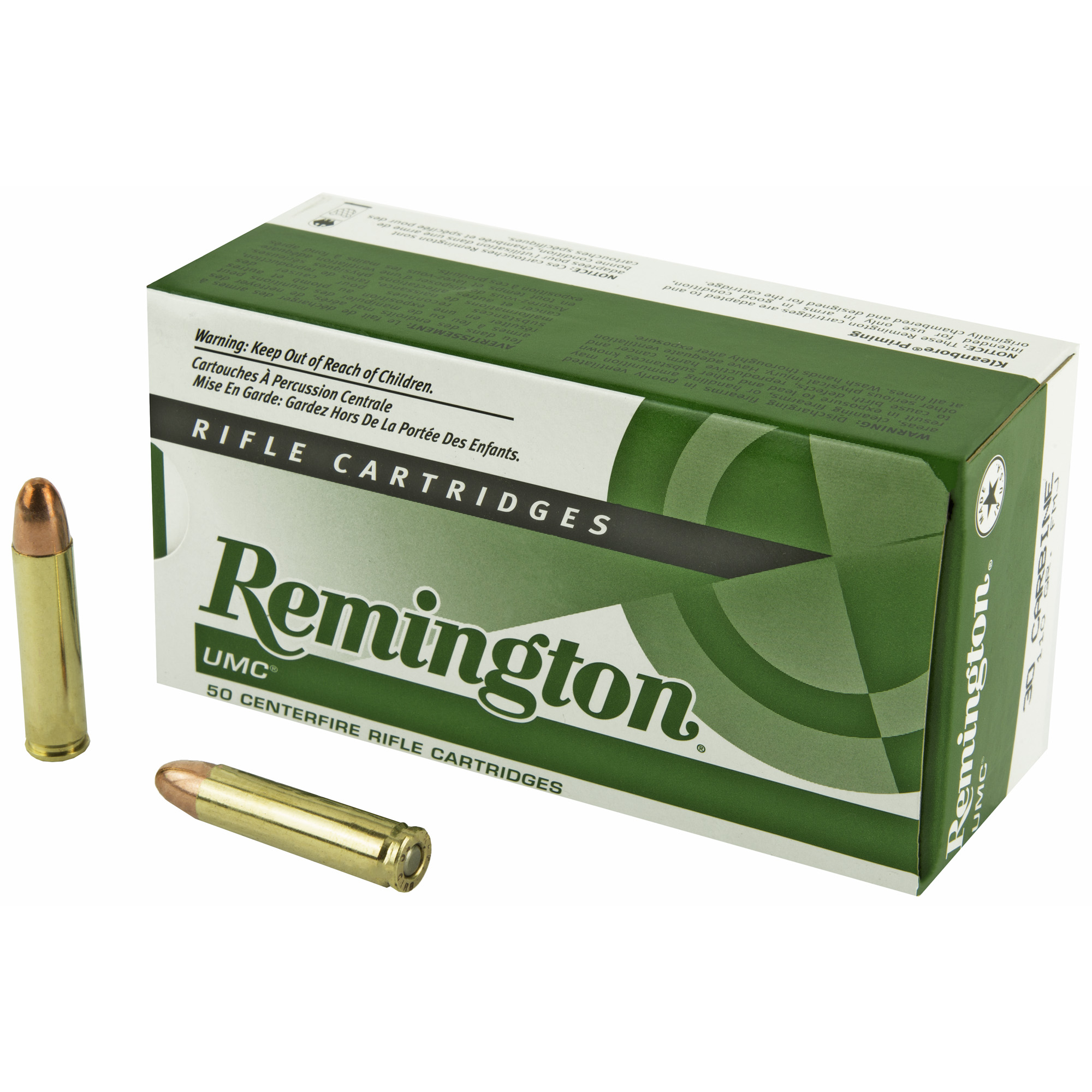 Remington UMC 30 Carbine 110gr Full Metal Jacket – 50rd