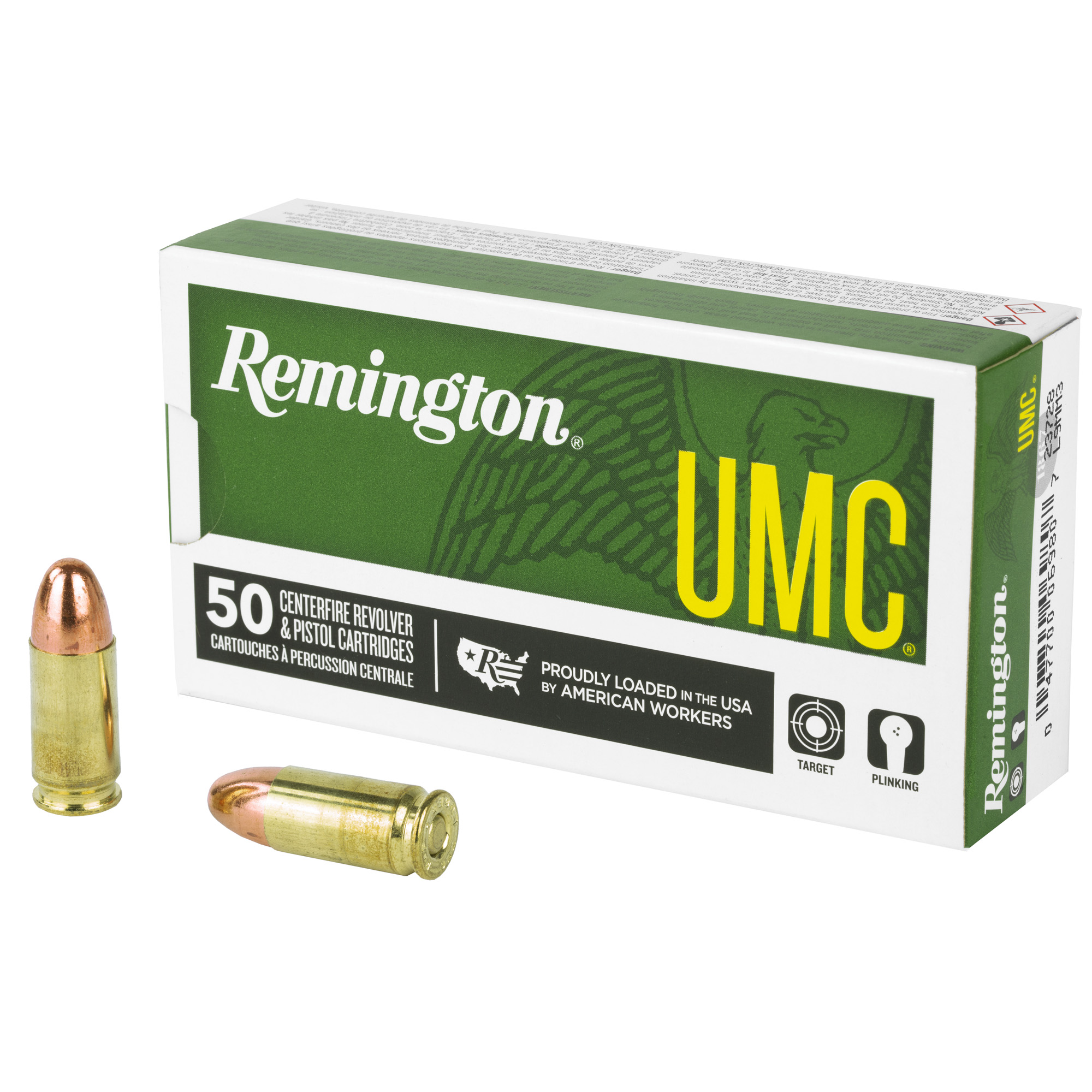 Remington UMC 9mm 115gr Full Metal Jacket – 50rd