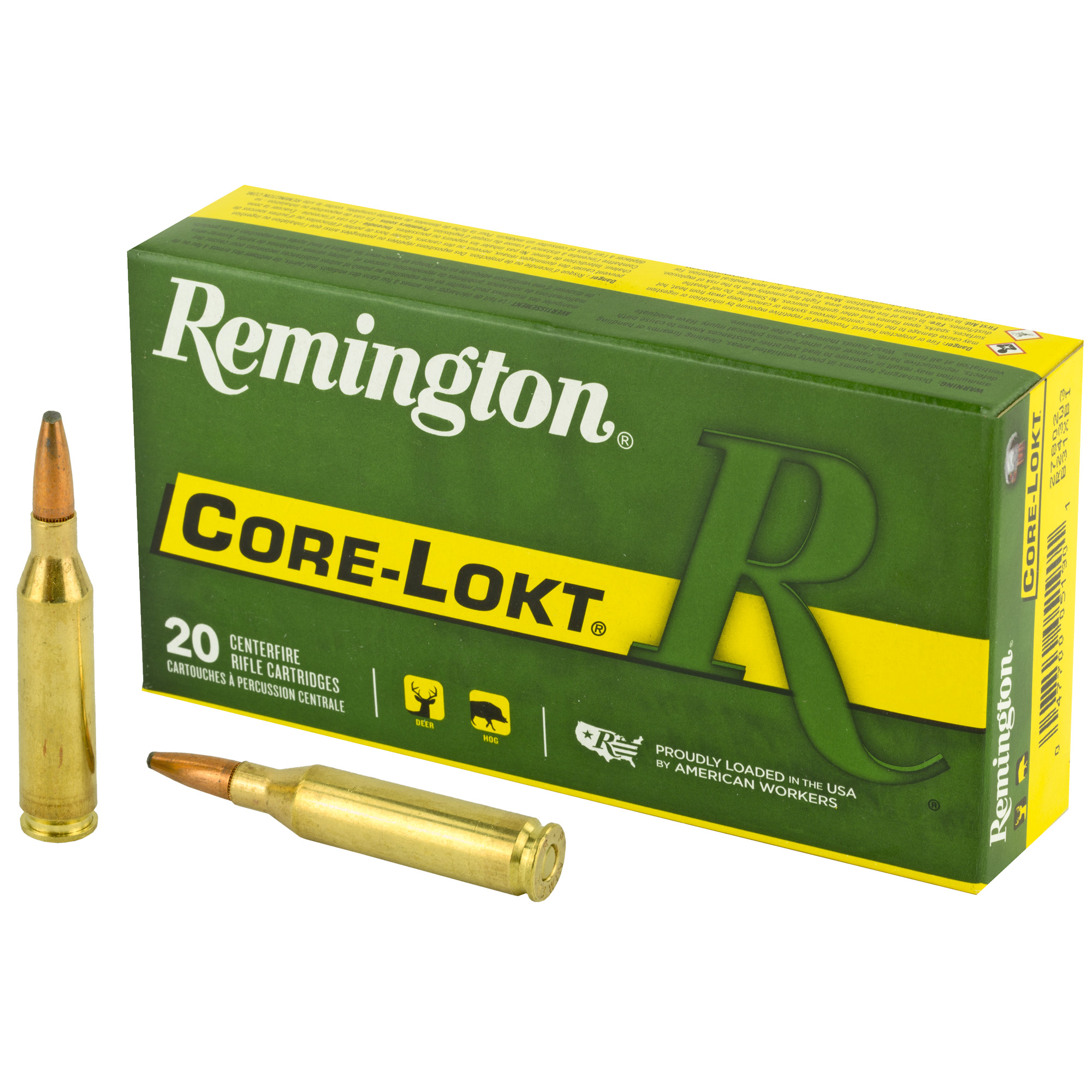 Remington Core Lokt 243 Winchester 100gr Pointed Soft Point – 20rd