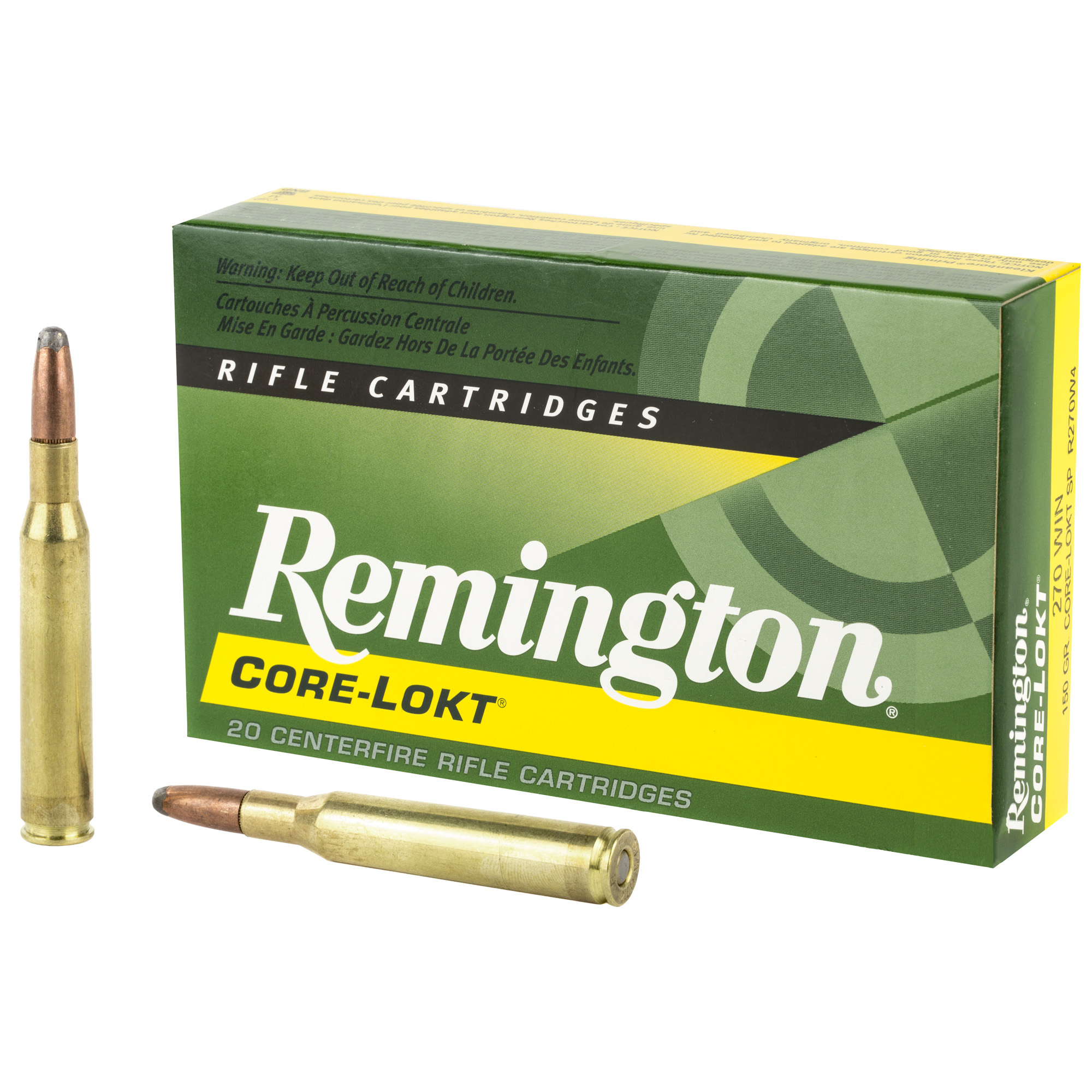 Remington Core Lokt 270 Winchester 150gr Soft Point – 20rd