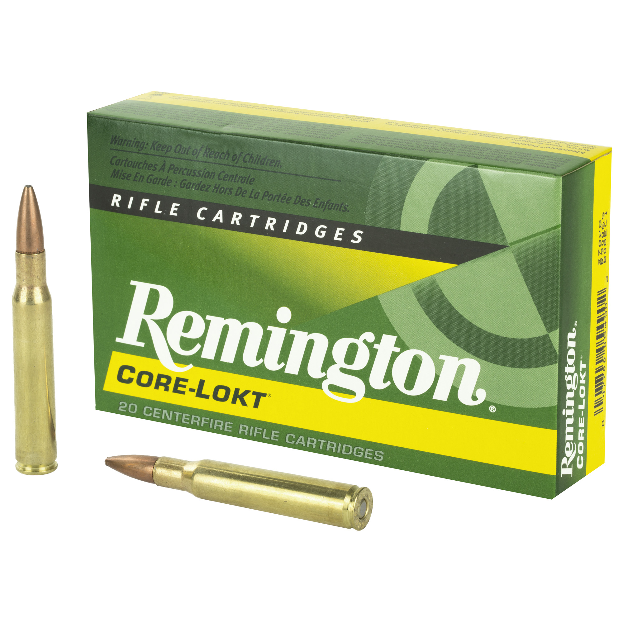 Remington Core Lokt 30-06 Springfield 180gr Pointed Soft Point – 20rd