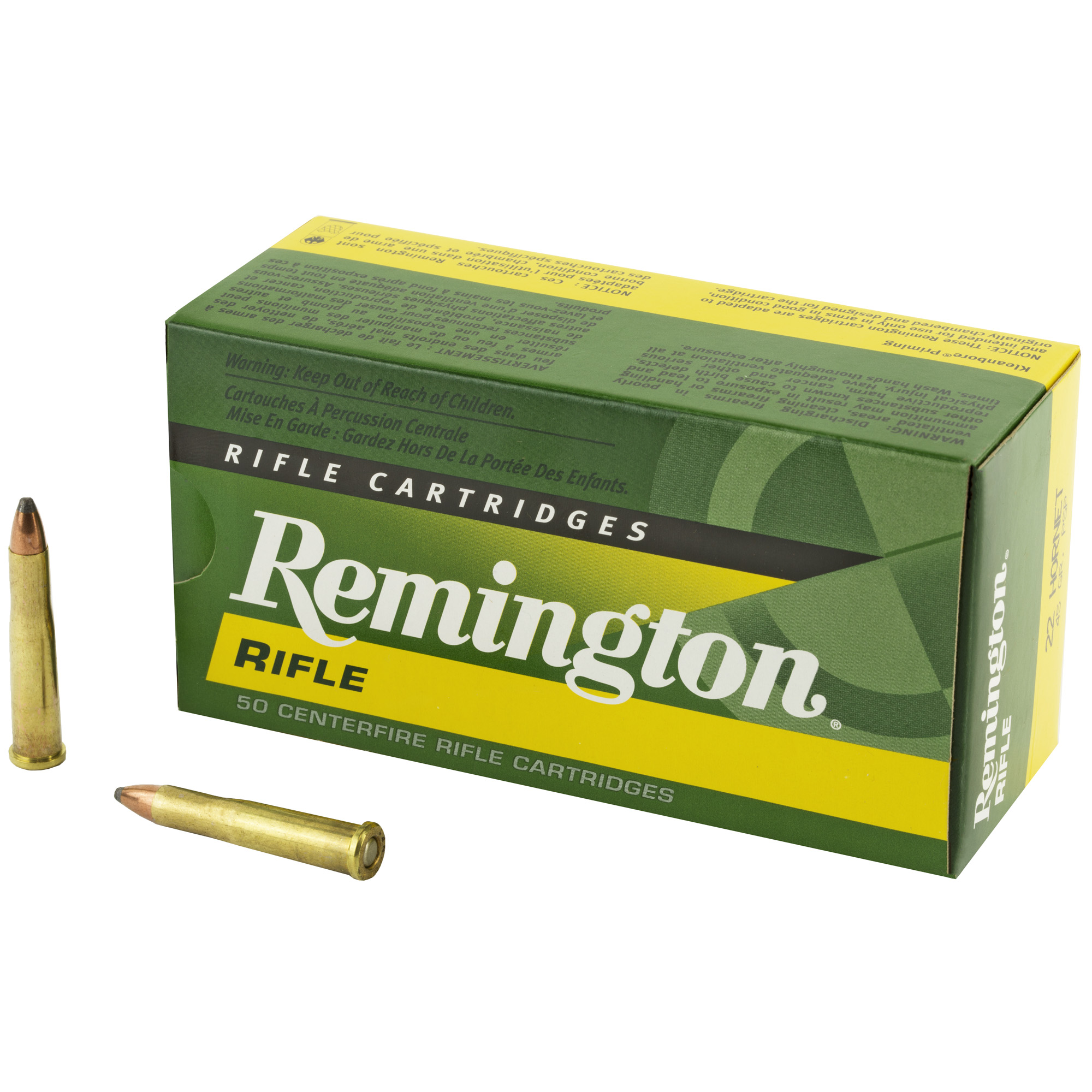 Remington PSP 22 Hornet 45gr Pointed Soft Point – 50rd