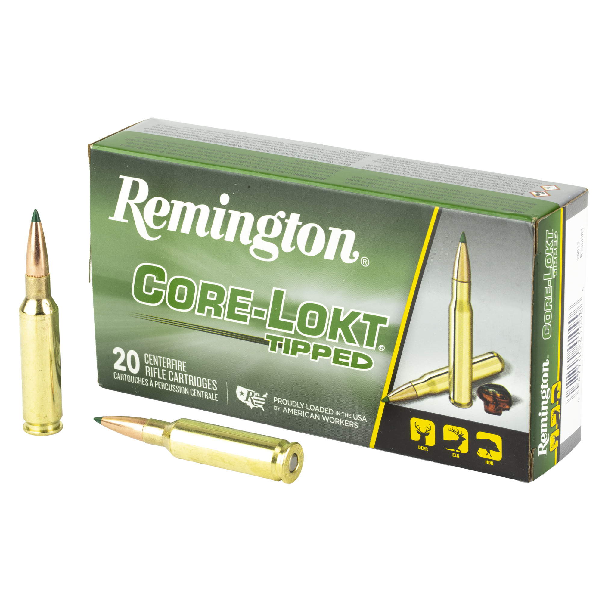 Remington Core Lokt TIPPED 6.5 Creedmoor 129gr Polymer Tip – 20rd