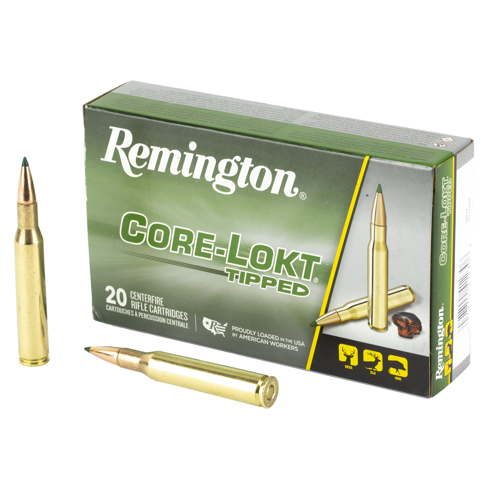 Remington Core Lokt TIPPED 270 Winchester 130gr Polymer Tip – 20rd