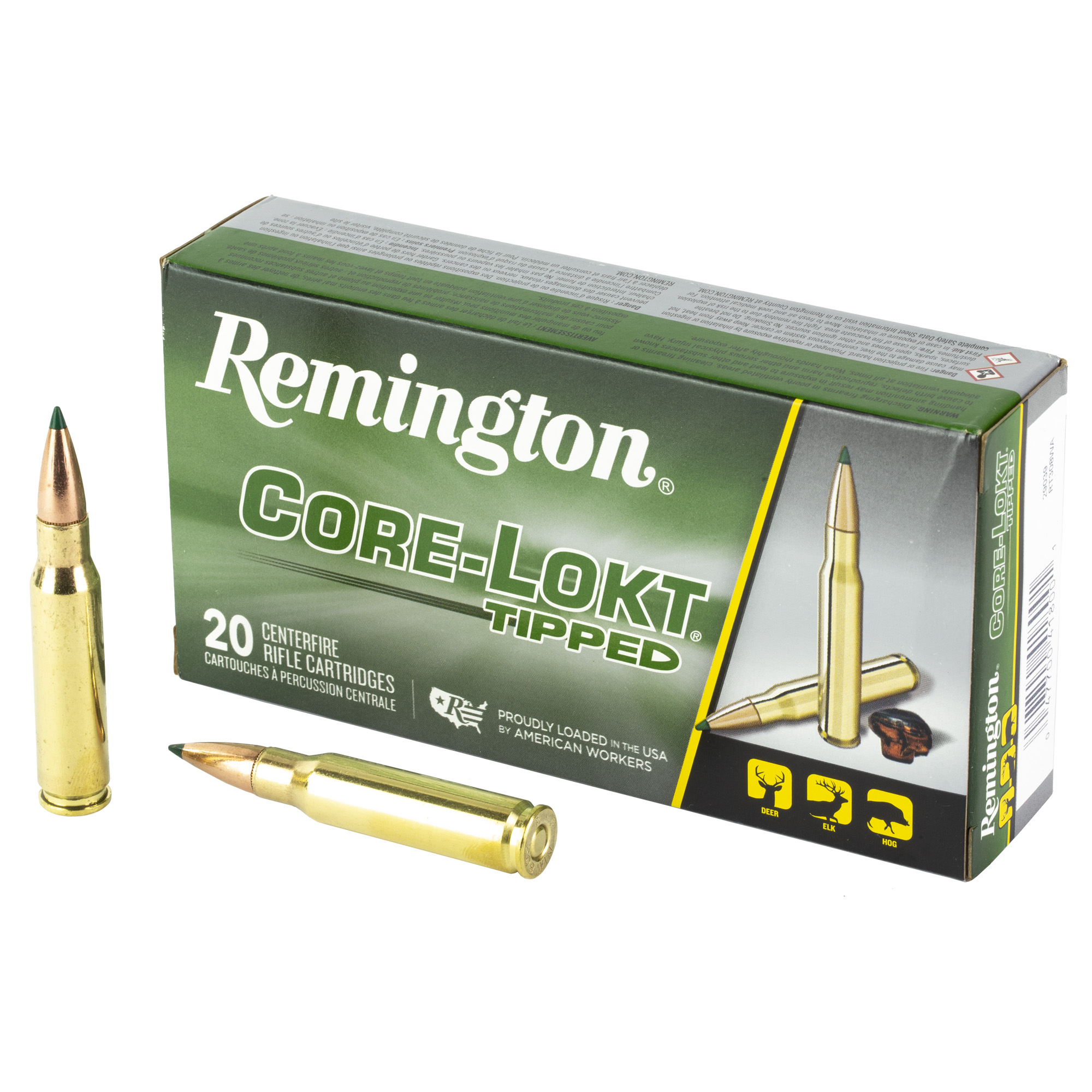 Remington Core Lokt TIPPED 308 Winchester 150gr Polymer Tip – 20rd