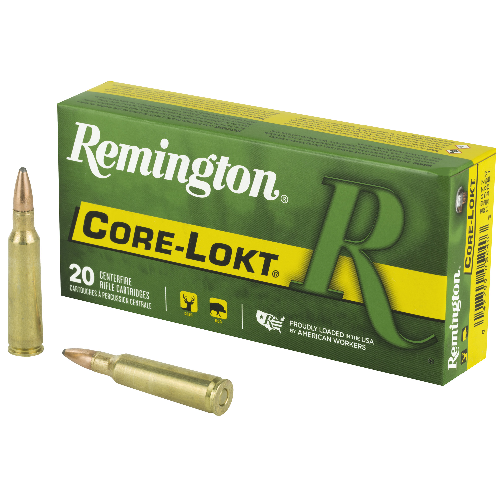 Remington Core Lokt 250 Savage 100gr Pointed Soft Point – 20rd