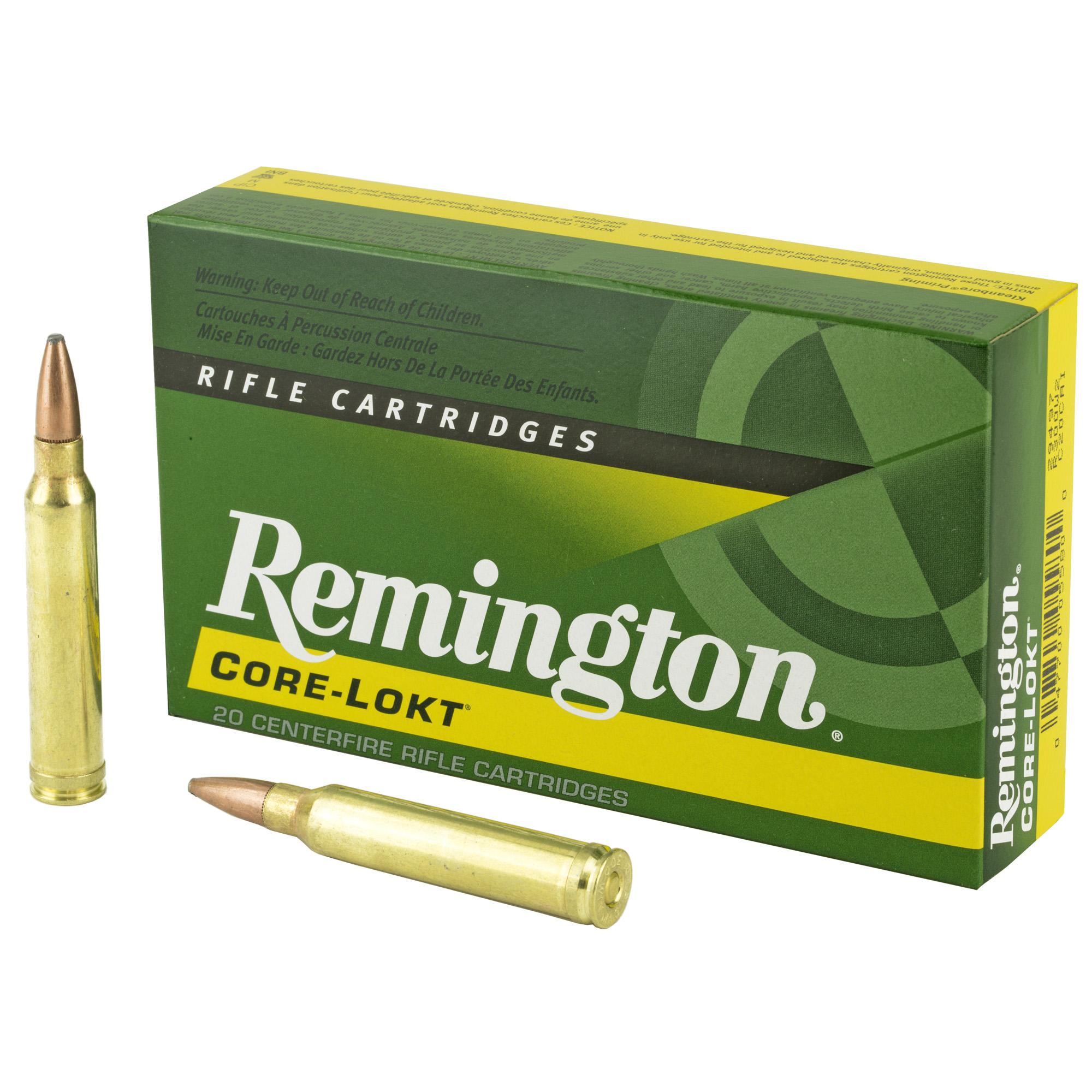 Remington Core Lokt 300 Winchester Magnum 180gr Pointed Soft Point – 20rd