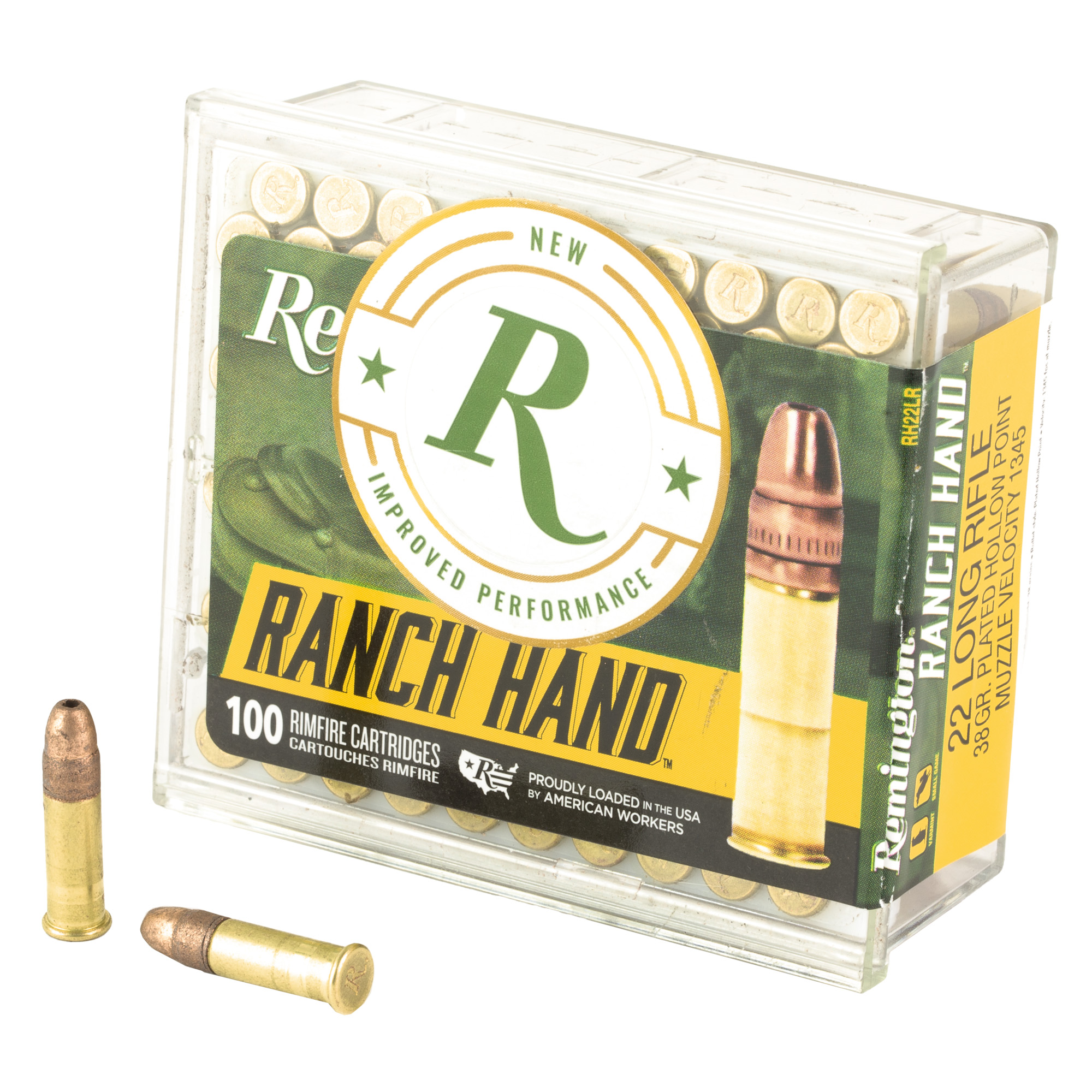 Remington Ranch Hand 22 LR 42gr Plated Hollow Point – 100rd