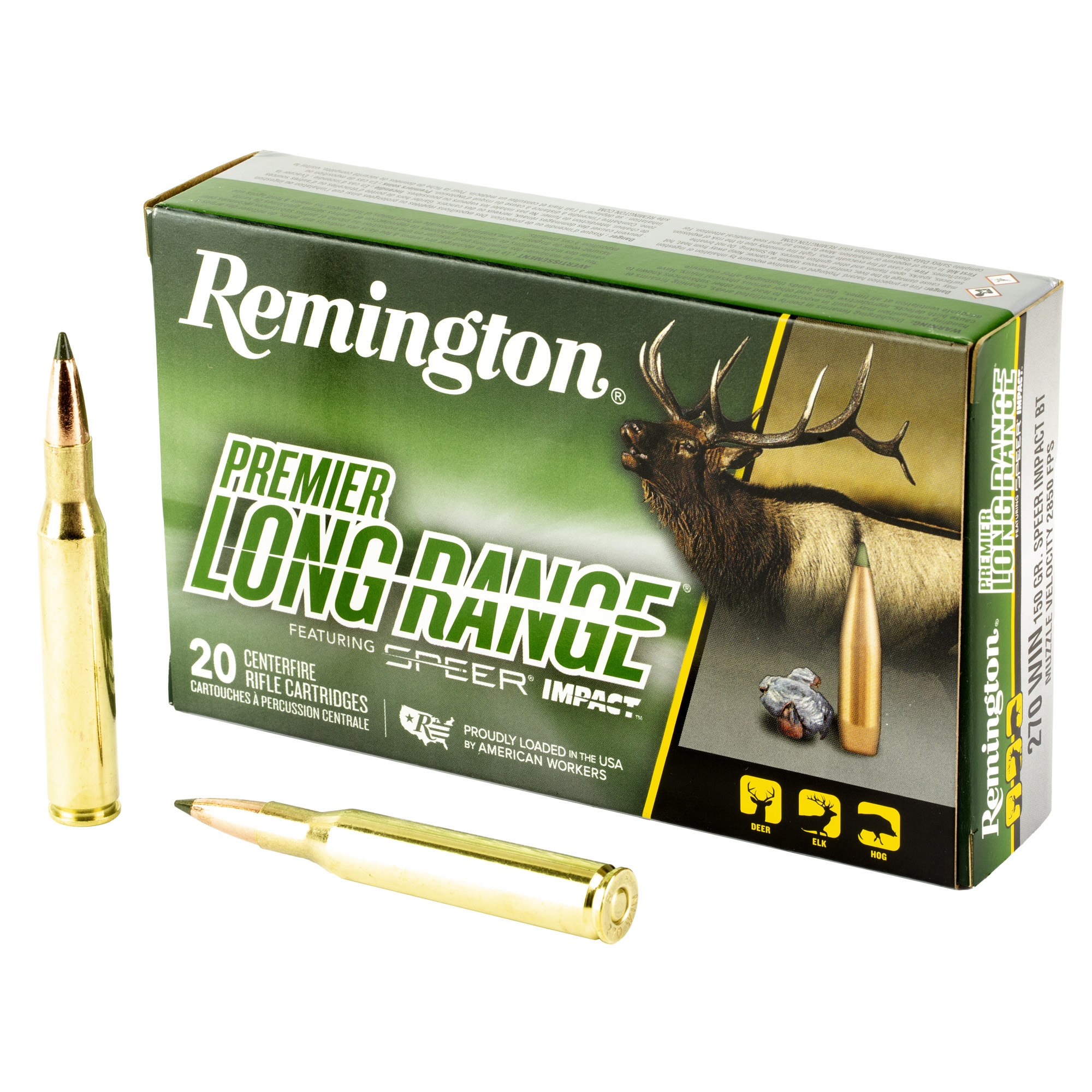 Remington Speer Impact 270 Winchester 150gr Polymer Tip – 20rd