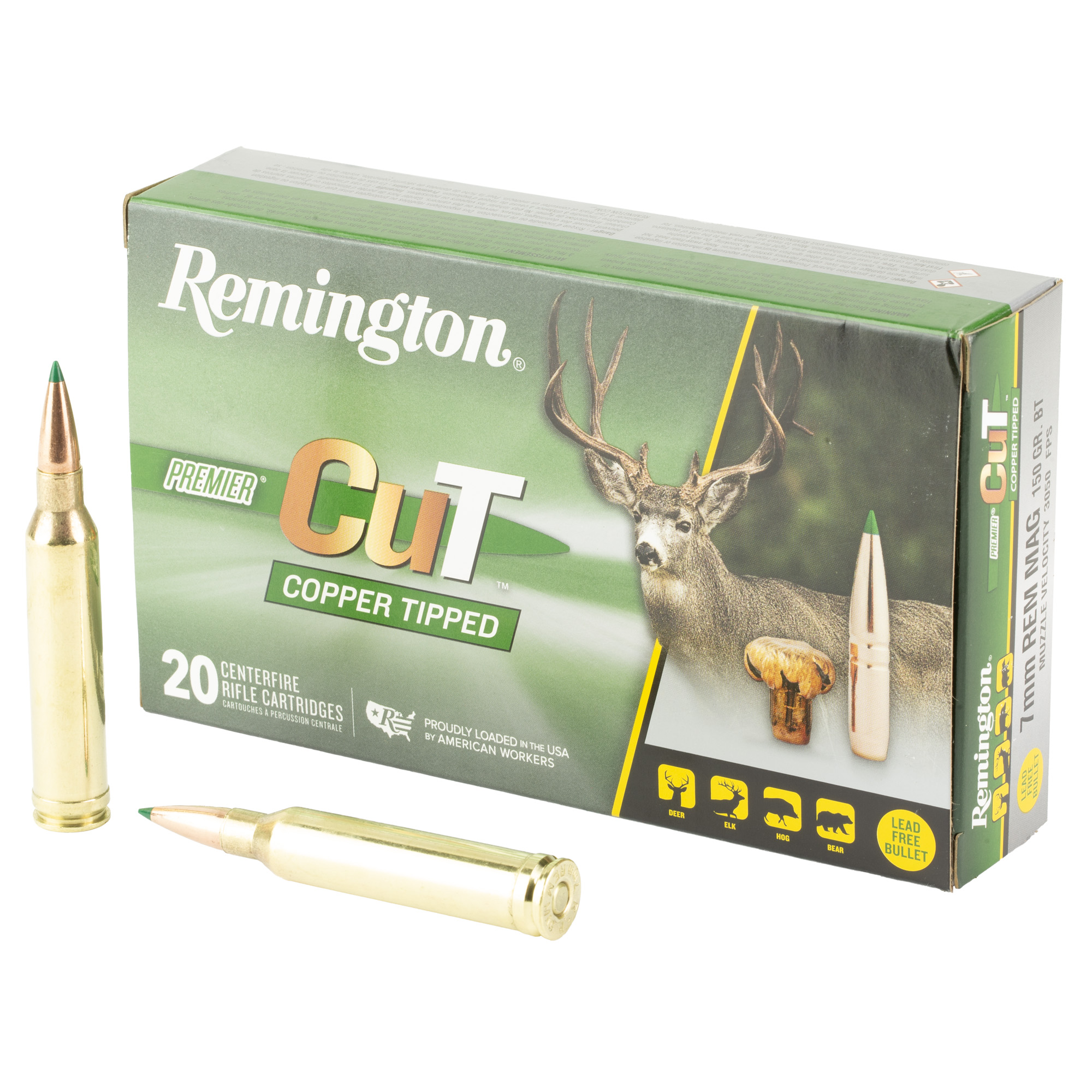 Remington Premier CuT 7mm Remington 150gr Copper – 20rd