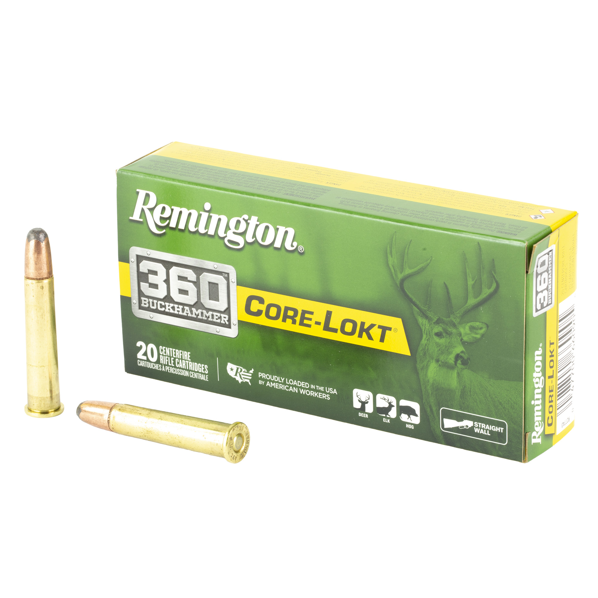 Remington Core Lokt 360 Buckhammer 200gr Soft Point – 20rd