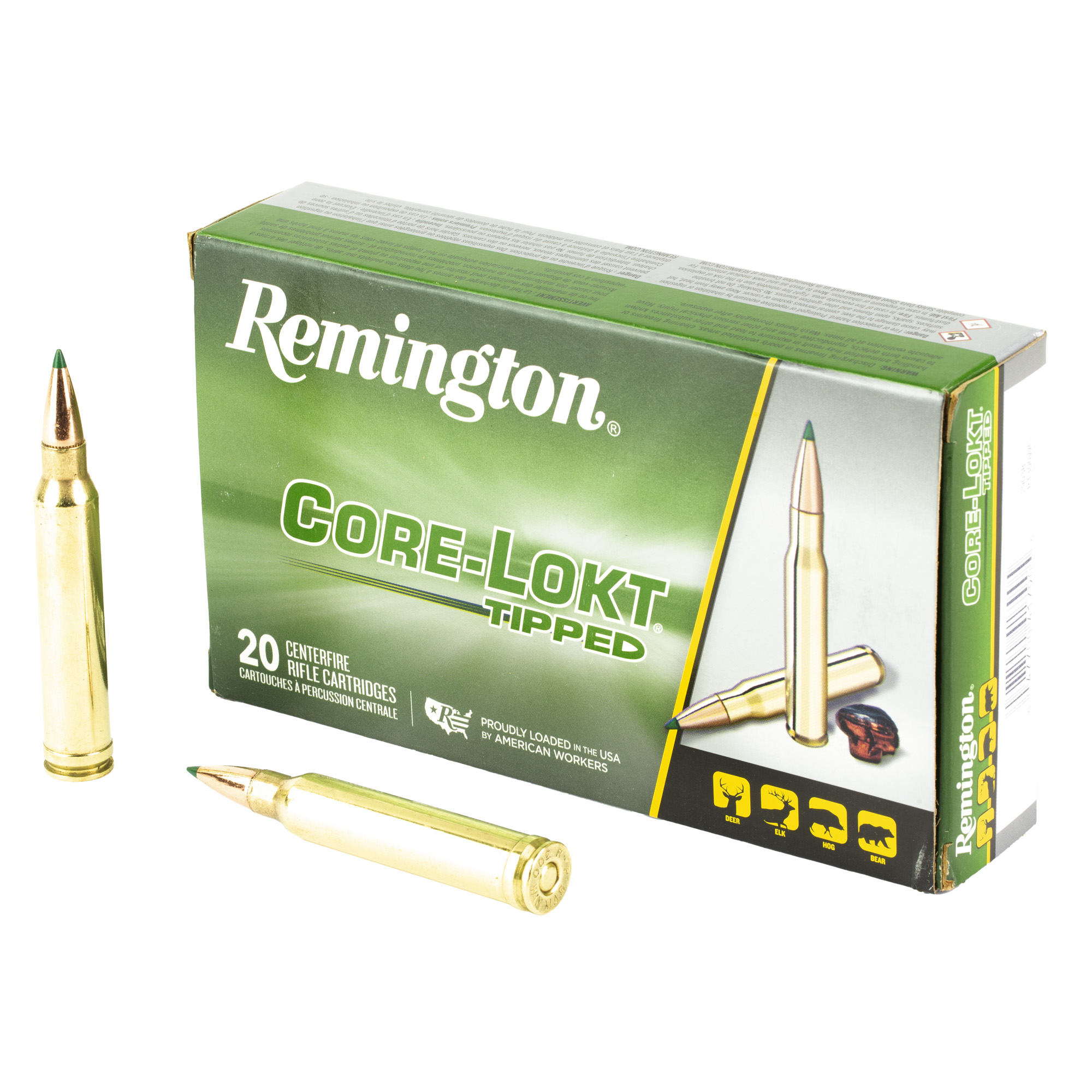 Remington Core Lokt TIPPED 300 Winchester Magnum 180gr Polymer Tip – 20rd