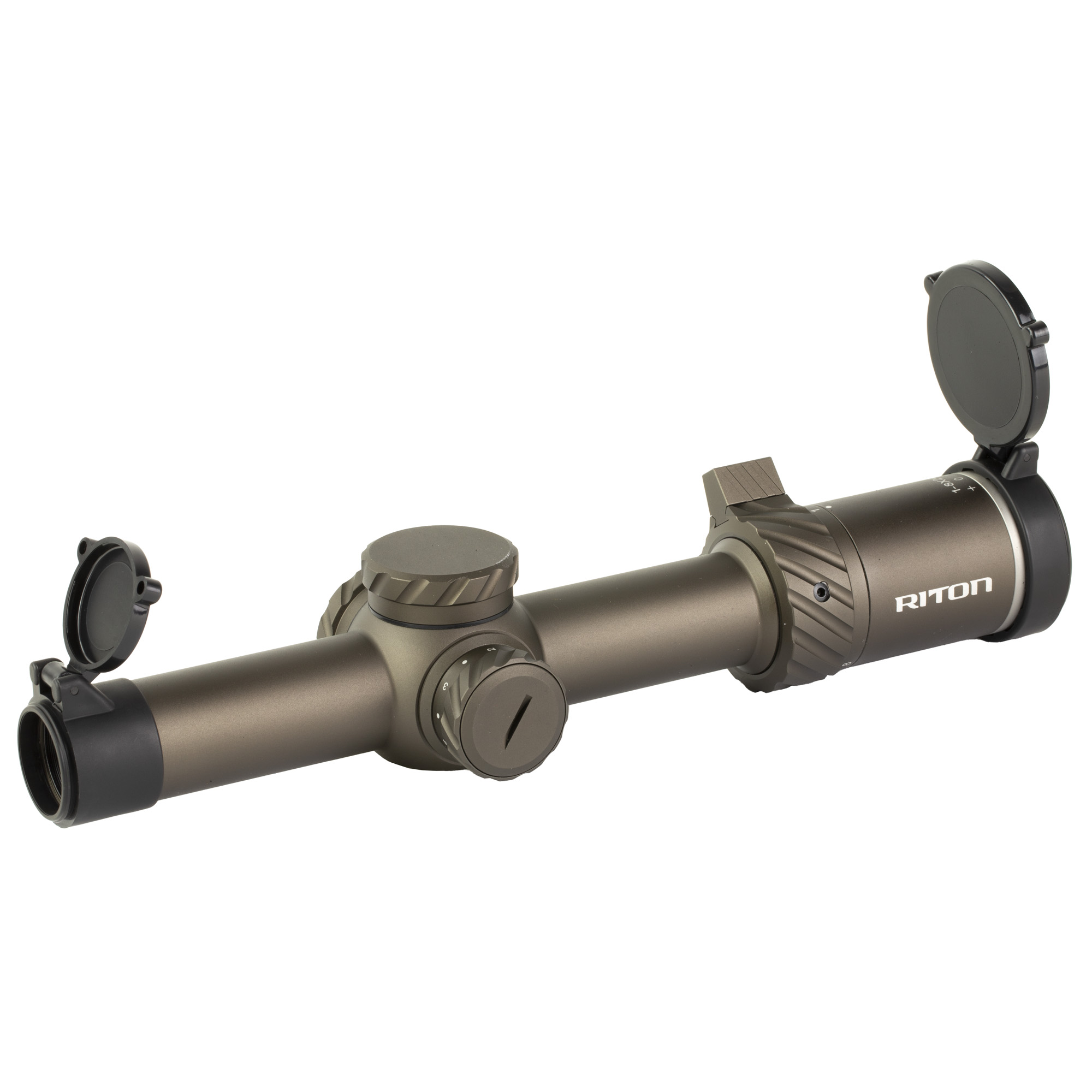 Riton Optics 3 SERIES TACTIX OT 1-8X Rifle Scope 30mm – Flat Dark Earth