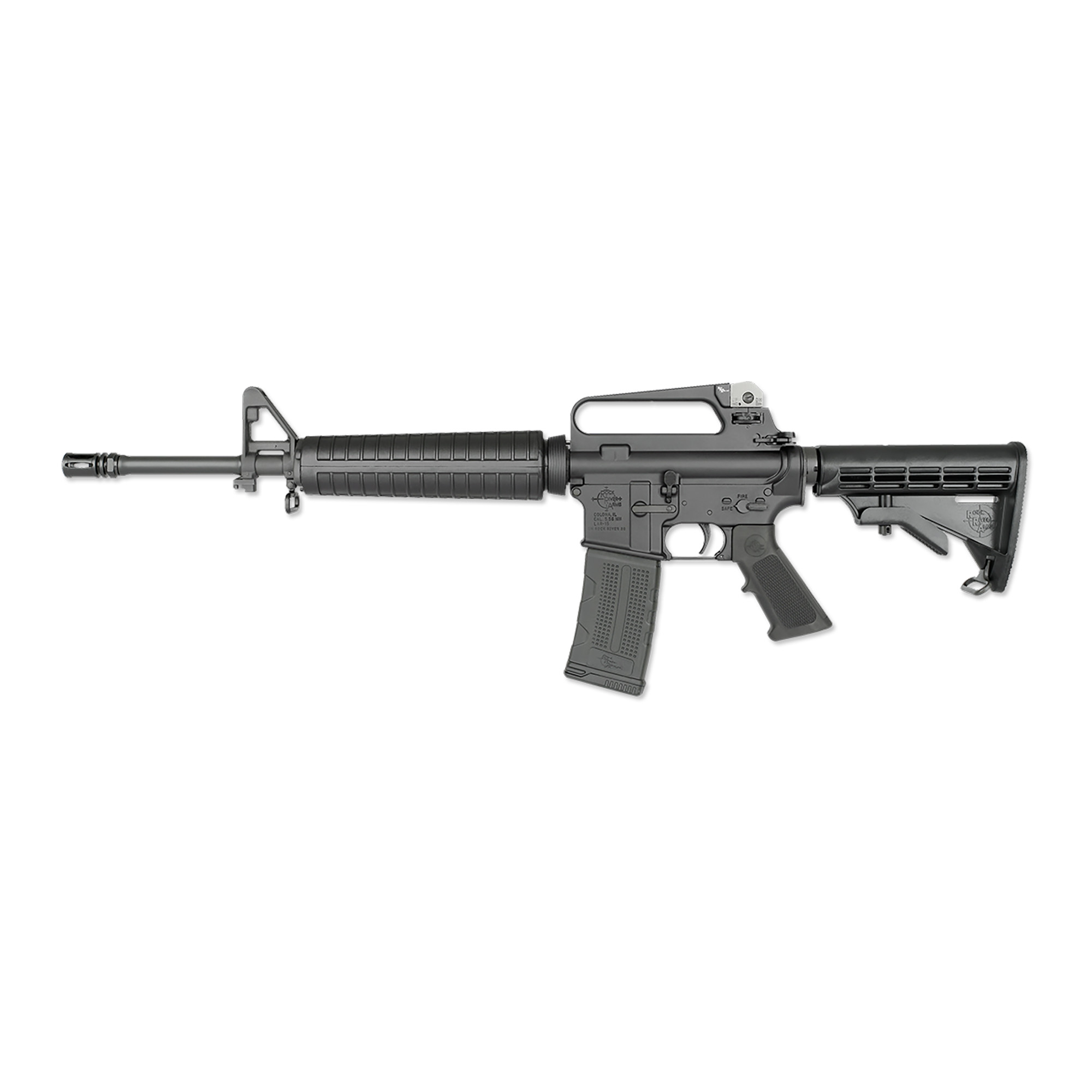 Rock River Arms (RRA) LAR-15 A2 Mid Length 16″ 5.56 NATO 30rd – Black