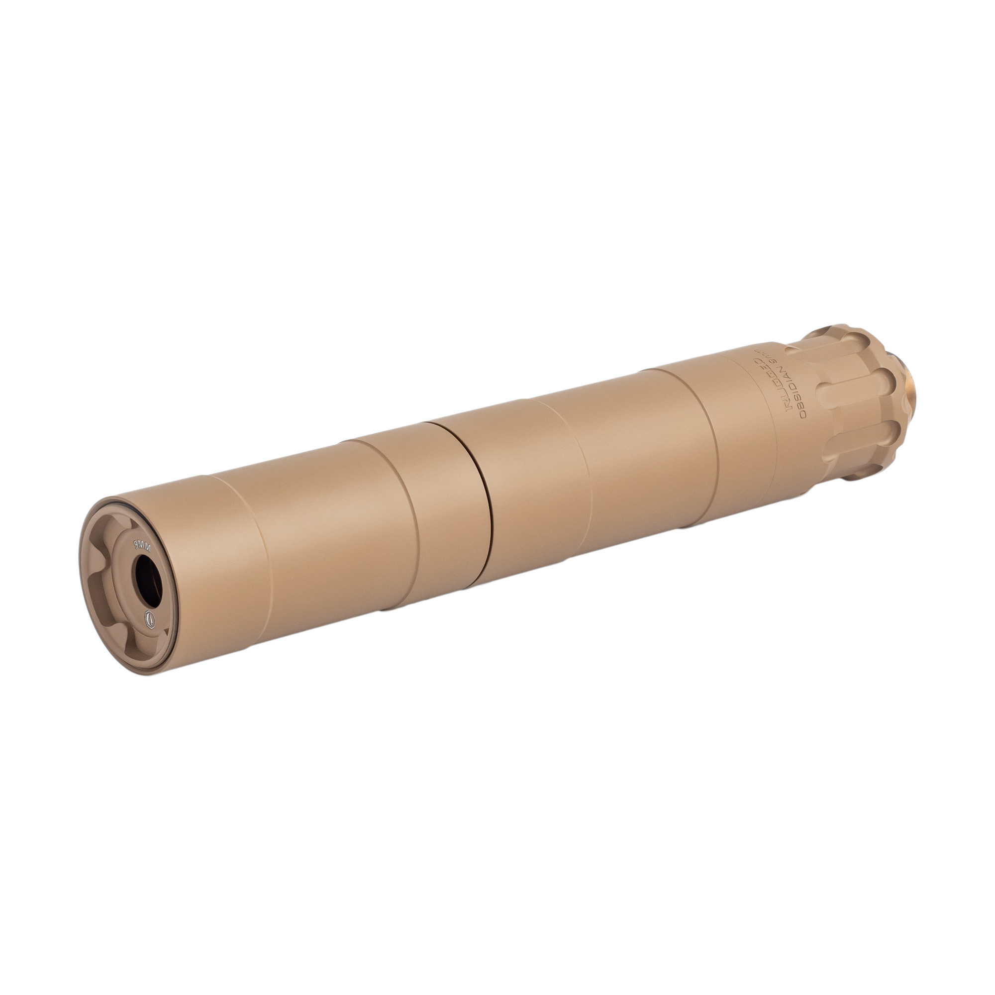 Rugged Suppressors Obsidian 9 9mm 17-4PH Stainless Steel – Flat Dark Earth