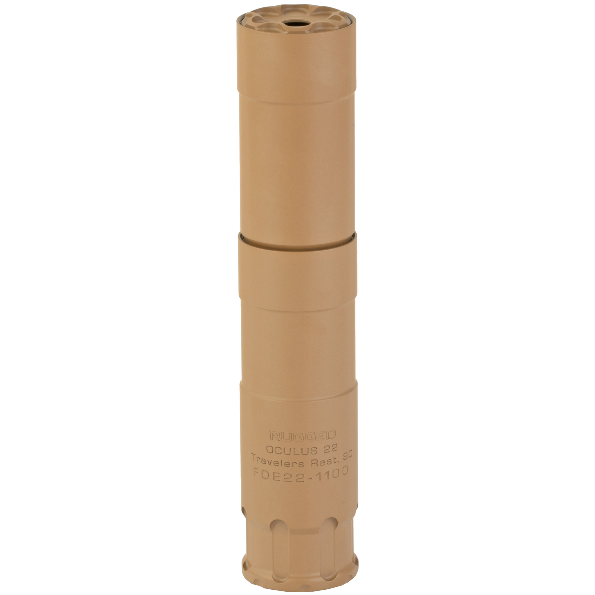 Rugged Suppressors Oculus 22 22 LR 17-4PH Stainless Steel – Flat Dark Earth