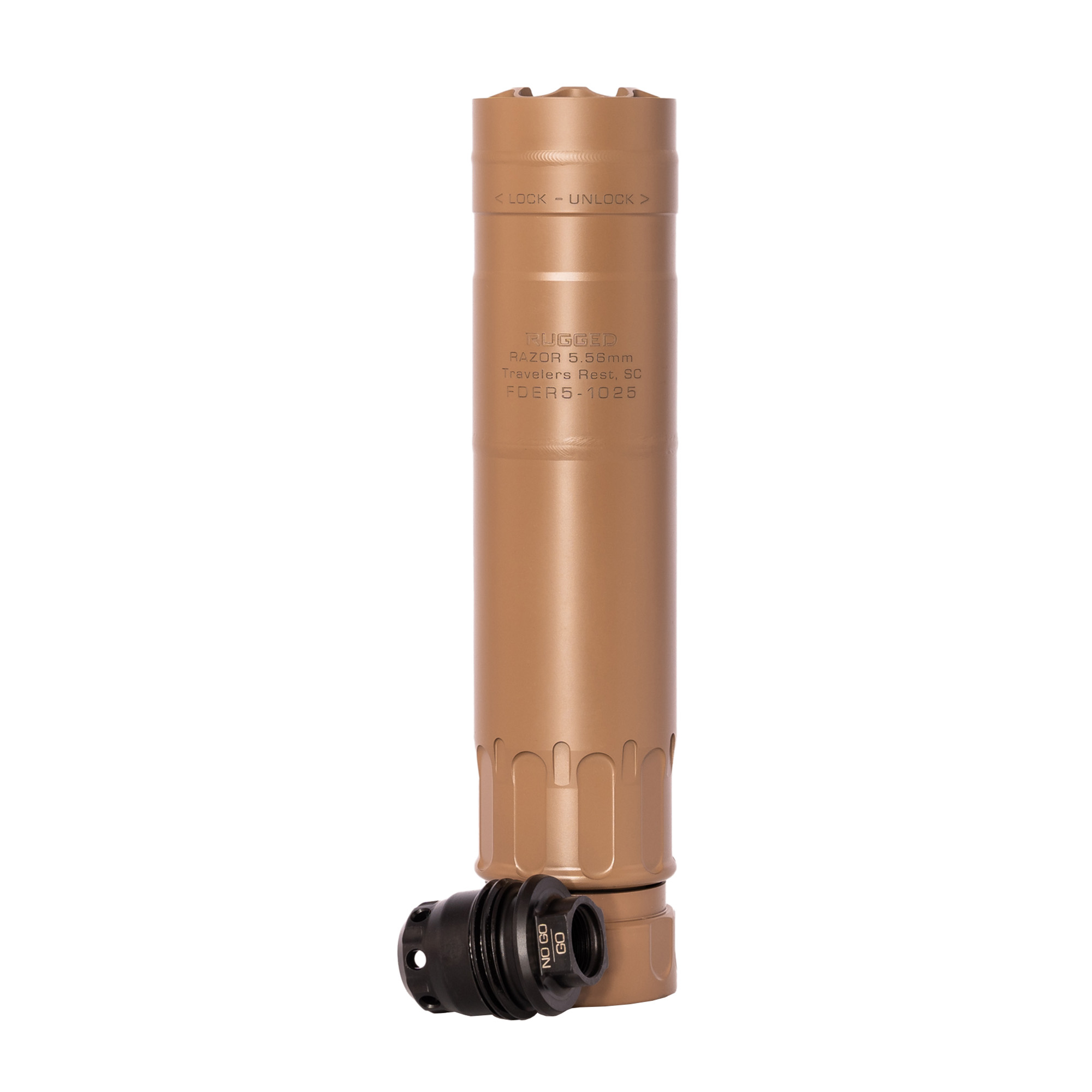 Rugged Suppressors Razor 556 556NATO – Flat Dark Earth