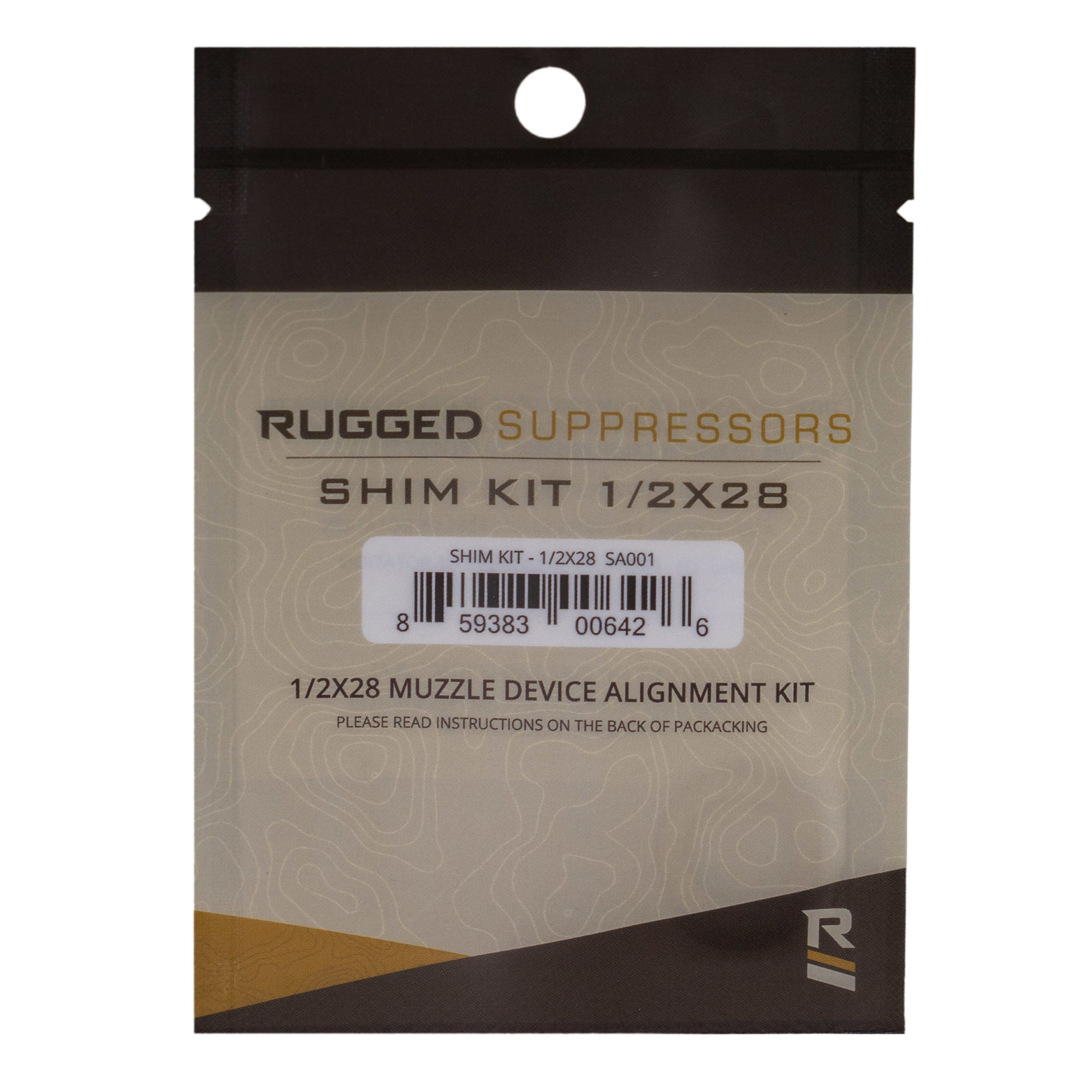 Rugged Suppressors 1/2×28 Shim Kit