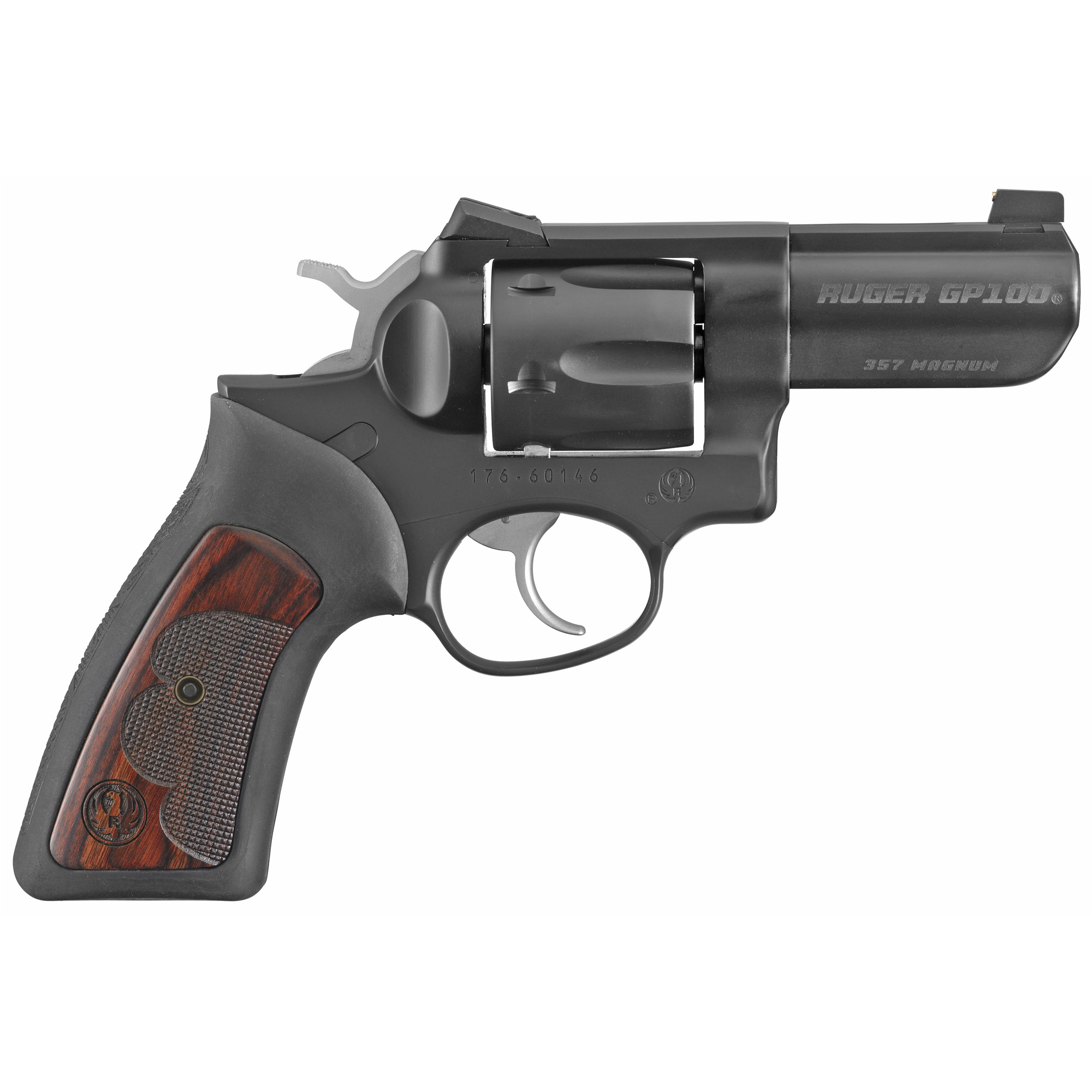 Ruger GP100 TALO Double Action 3″ 357 Magnum 6rd Novak – Blue