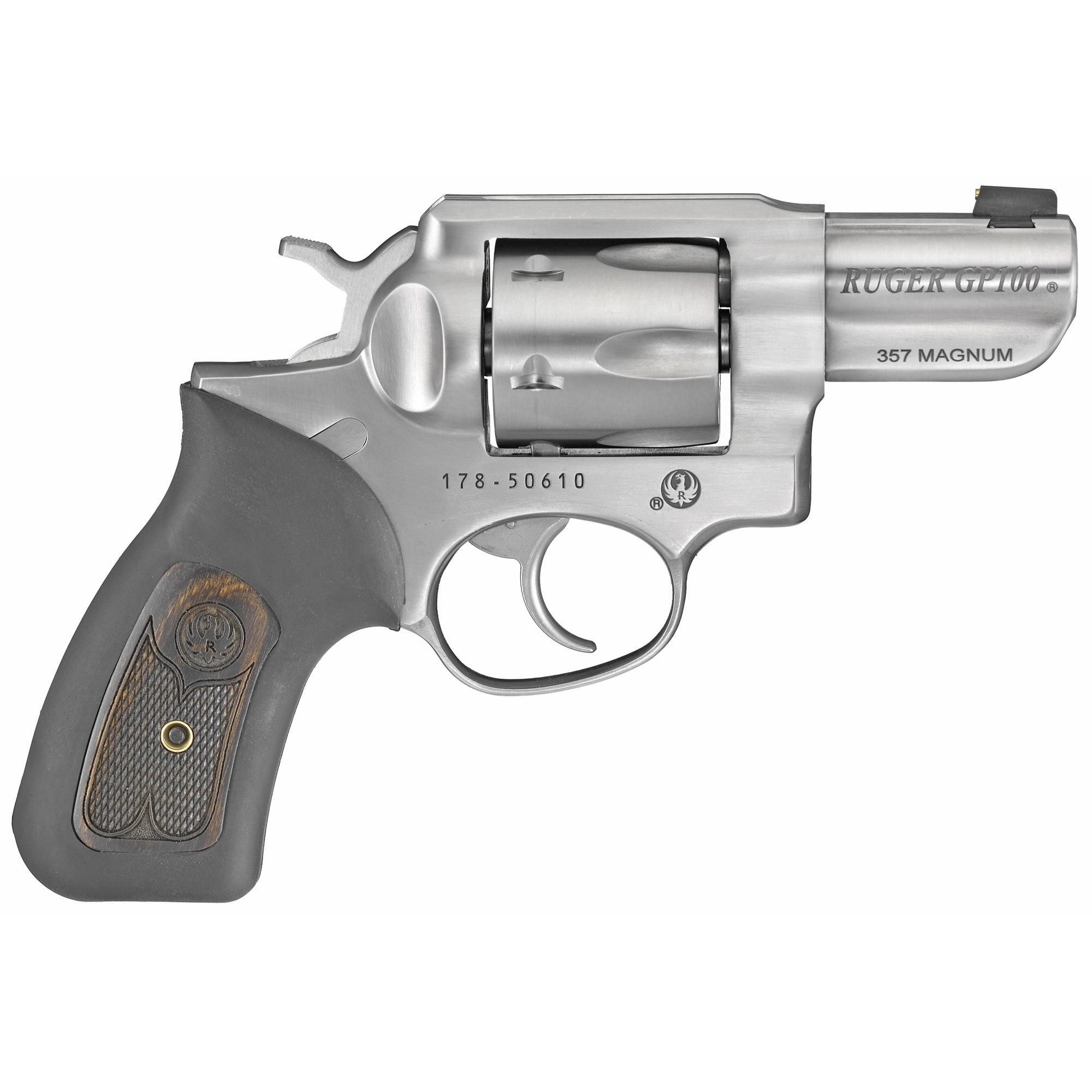 Ruger GP100 TALO Double Action 2.5″ 357 Magnum 6rd Bead – Silver