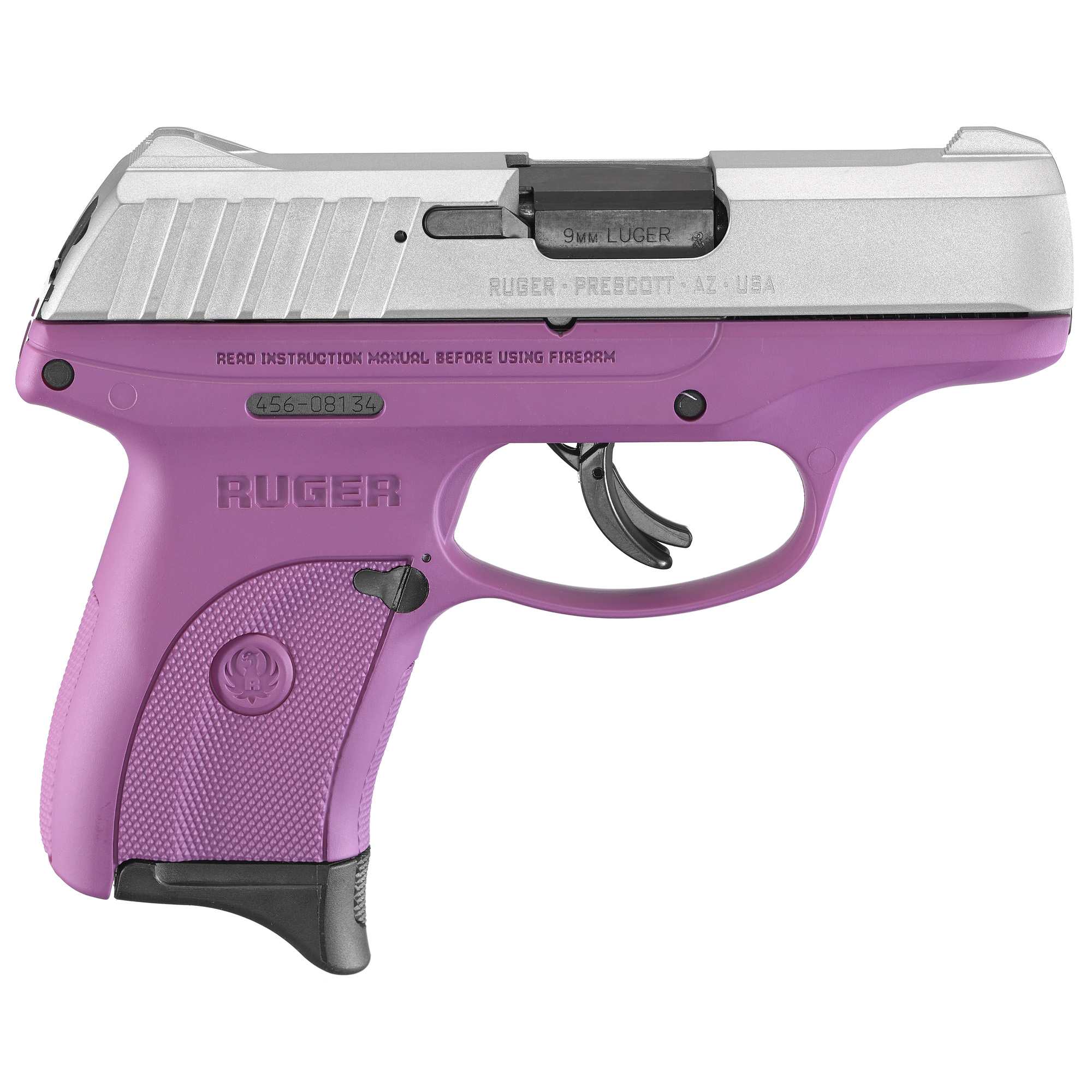 Ruger EC9s Striker Fired 3.1″ 9mm 7rd Integral Sights – Purple, Silver