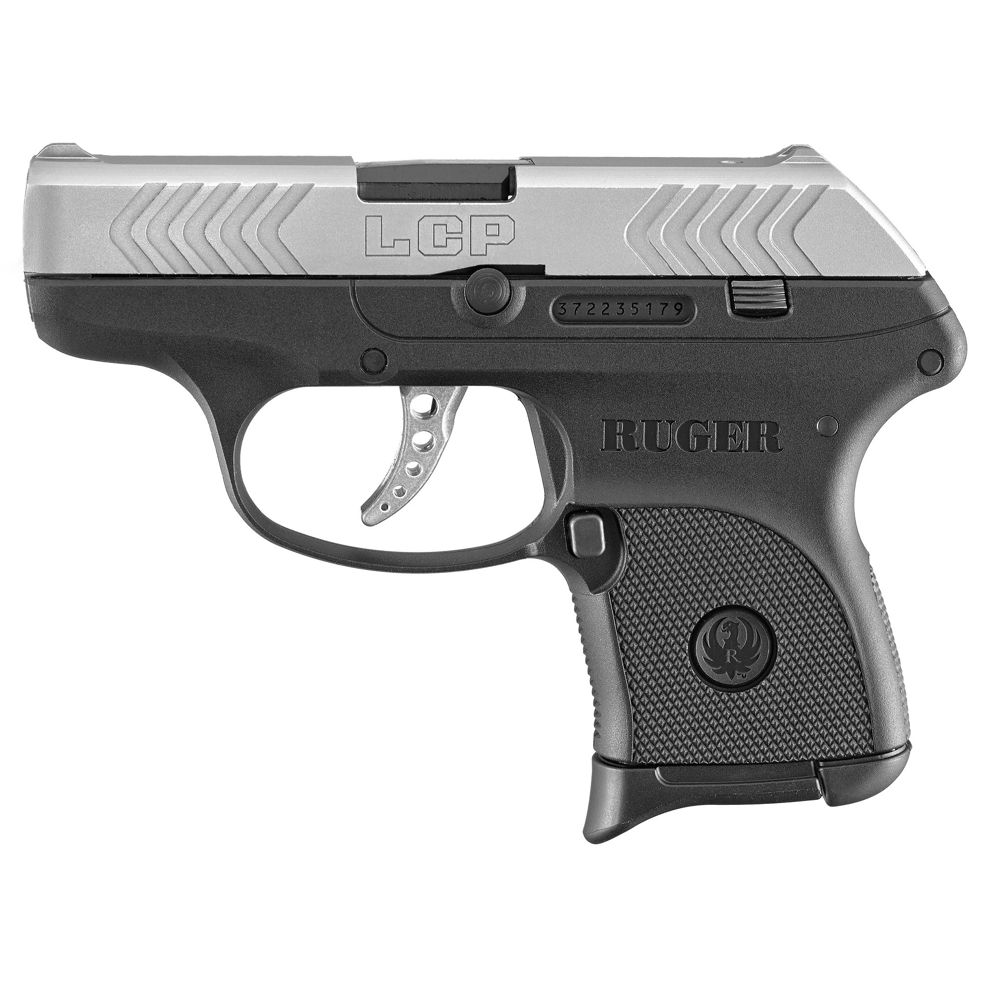 Ruger LCP 2.75″ 380 ACP 6rd Integral Sights – Black, Silver