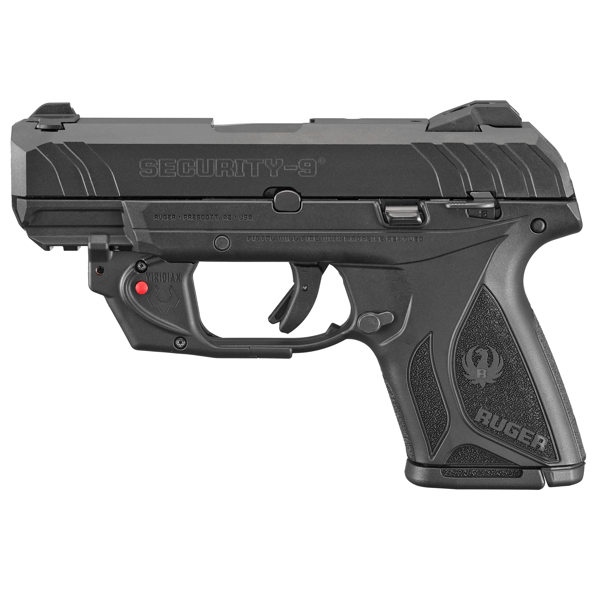 Ruger Security-9 Striker Fired 3.42″ 9mm 10rd – Black