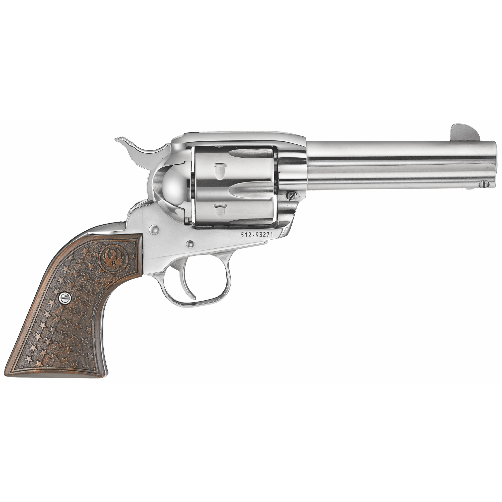 Ruger Vaquero TALO Single Action 4.6″ 45 Long Colt 6rd – Silver