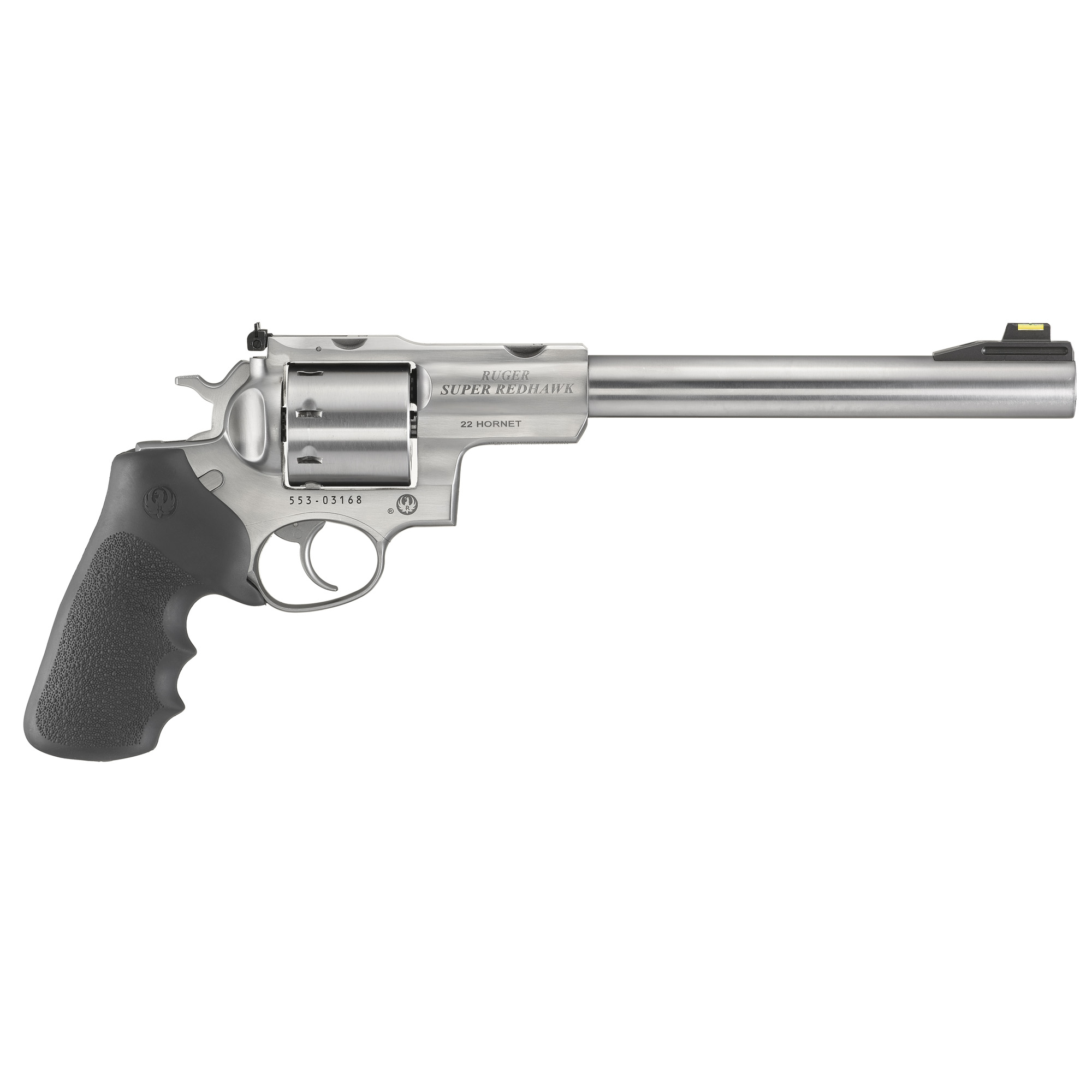 Ruger Super Redhawk Double Action 9.5″ 22 Hornet 8rd Hi-Viz – Silver