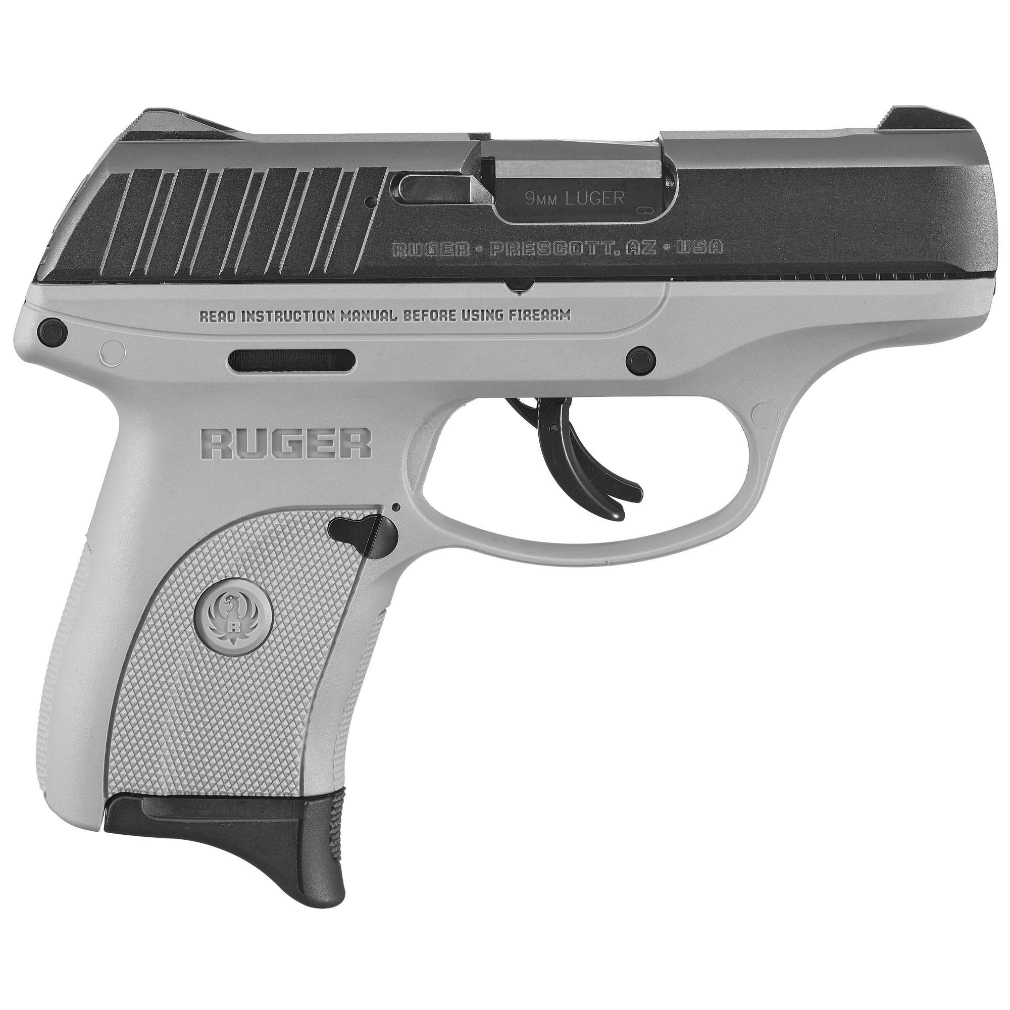 Ruger EC9s Striker Fired 3.1″ 9mm 7rd Integral Sights – Gray, Black