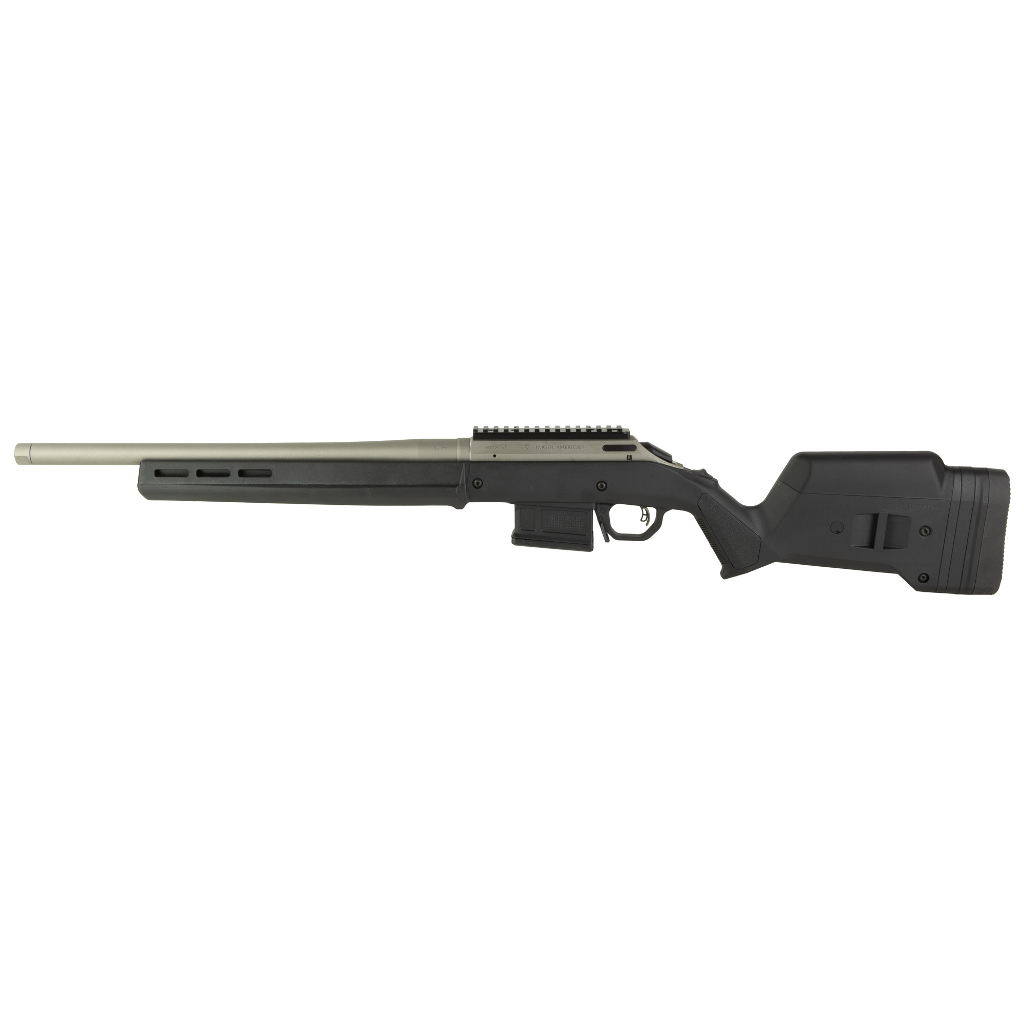 Ruger American Rifle Hunter TALO 18″ 6.5 Creedmoor 5rd – Silver